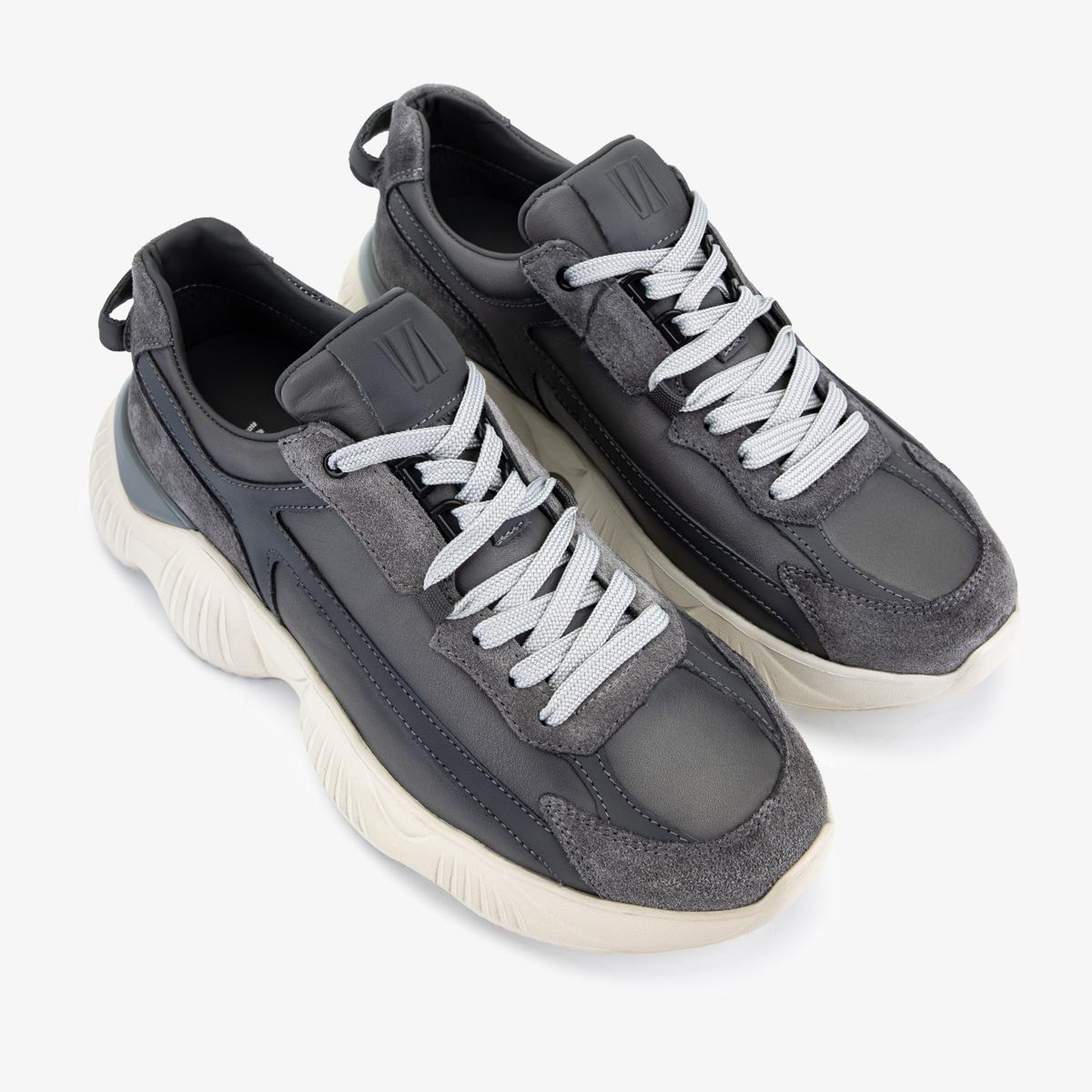 Valmenti Erkek Hakiki Deri Gri Sneakers & Spor Ayakkabı