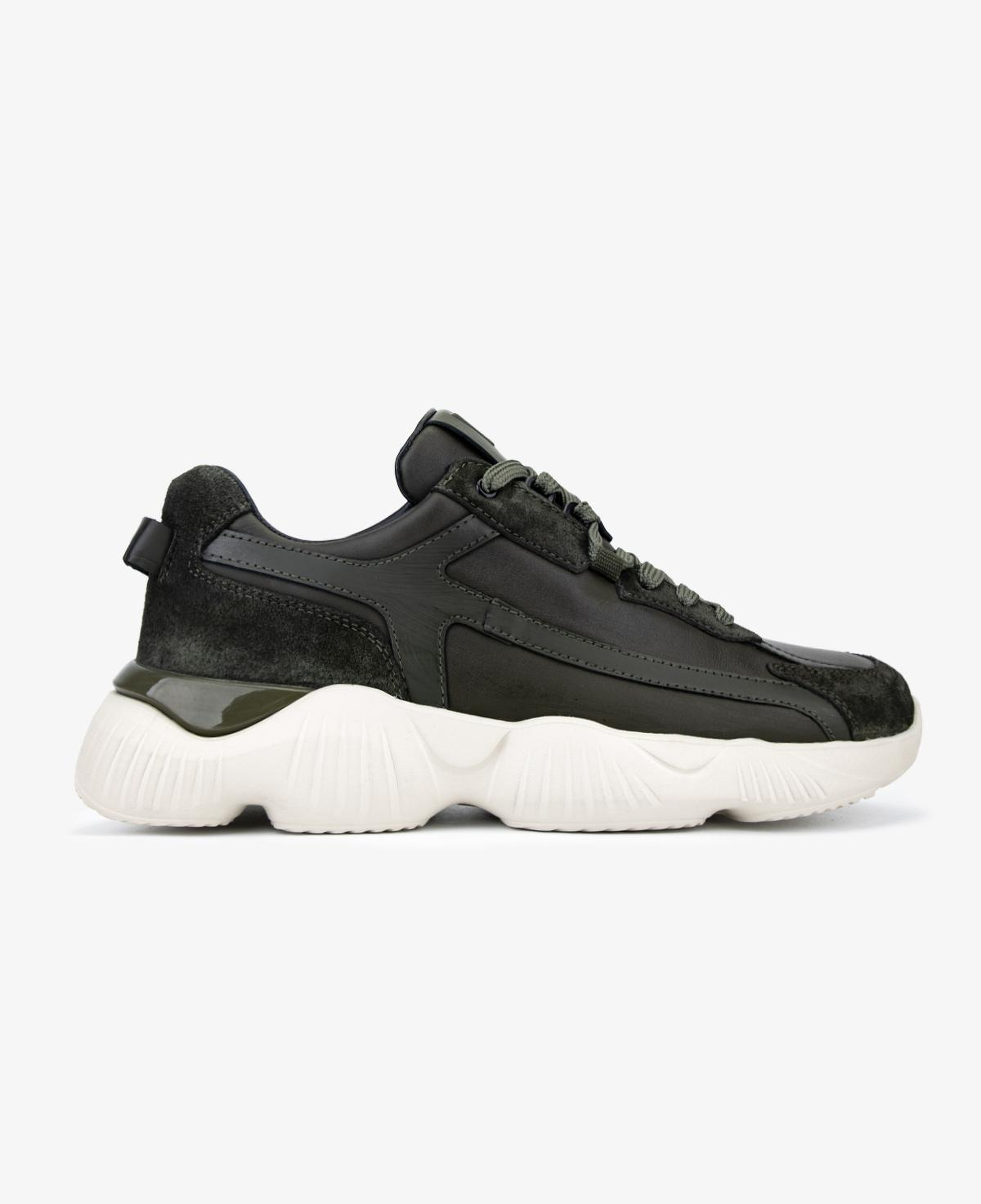 Valmenti Erkek Hakiki Deri Haki Sneakers & Spor Ayakkabı