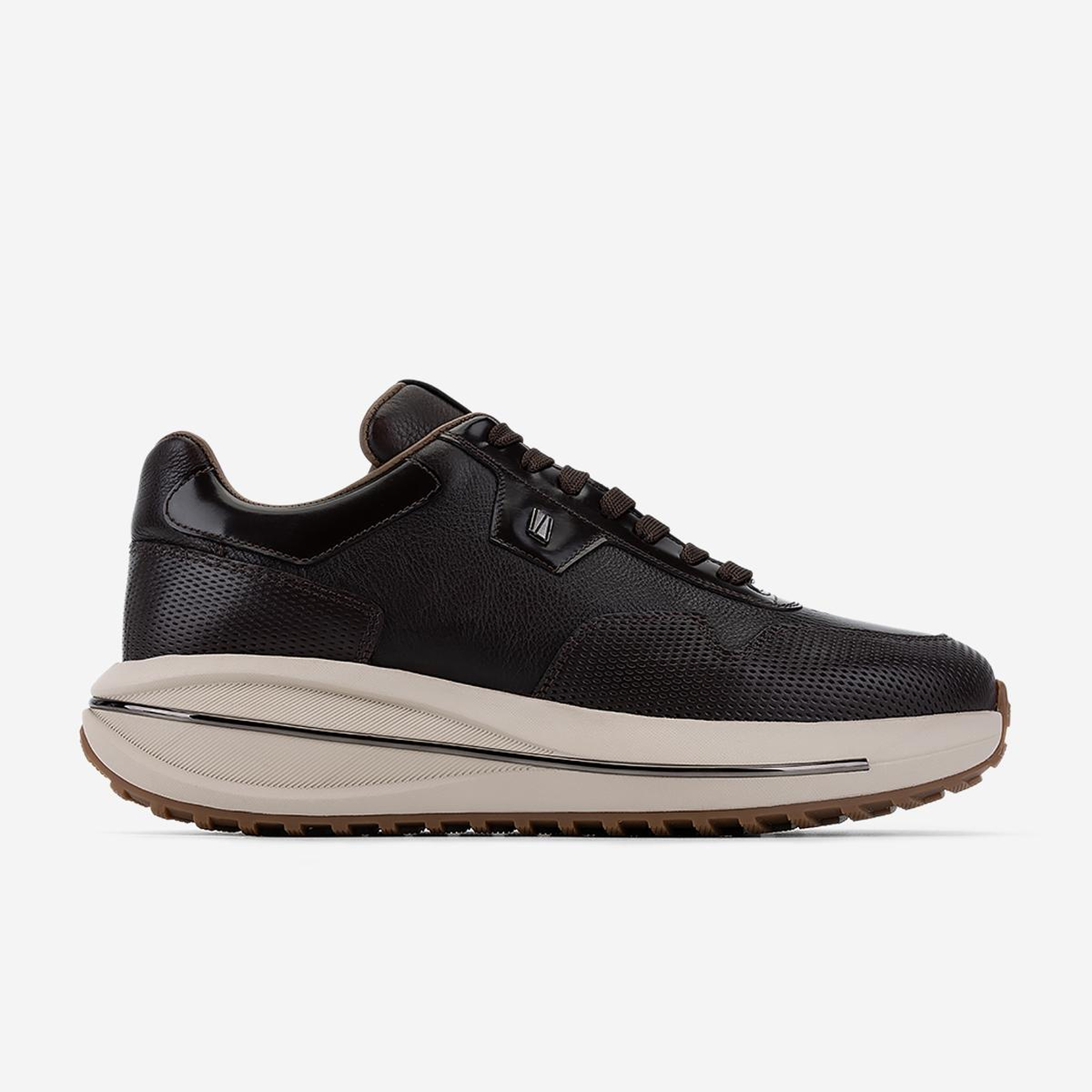 Valmenti Erkek Hakiki Deri Kahverengi Sneakers & Spor Ayakkabı