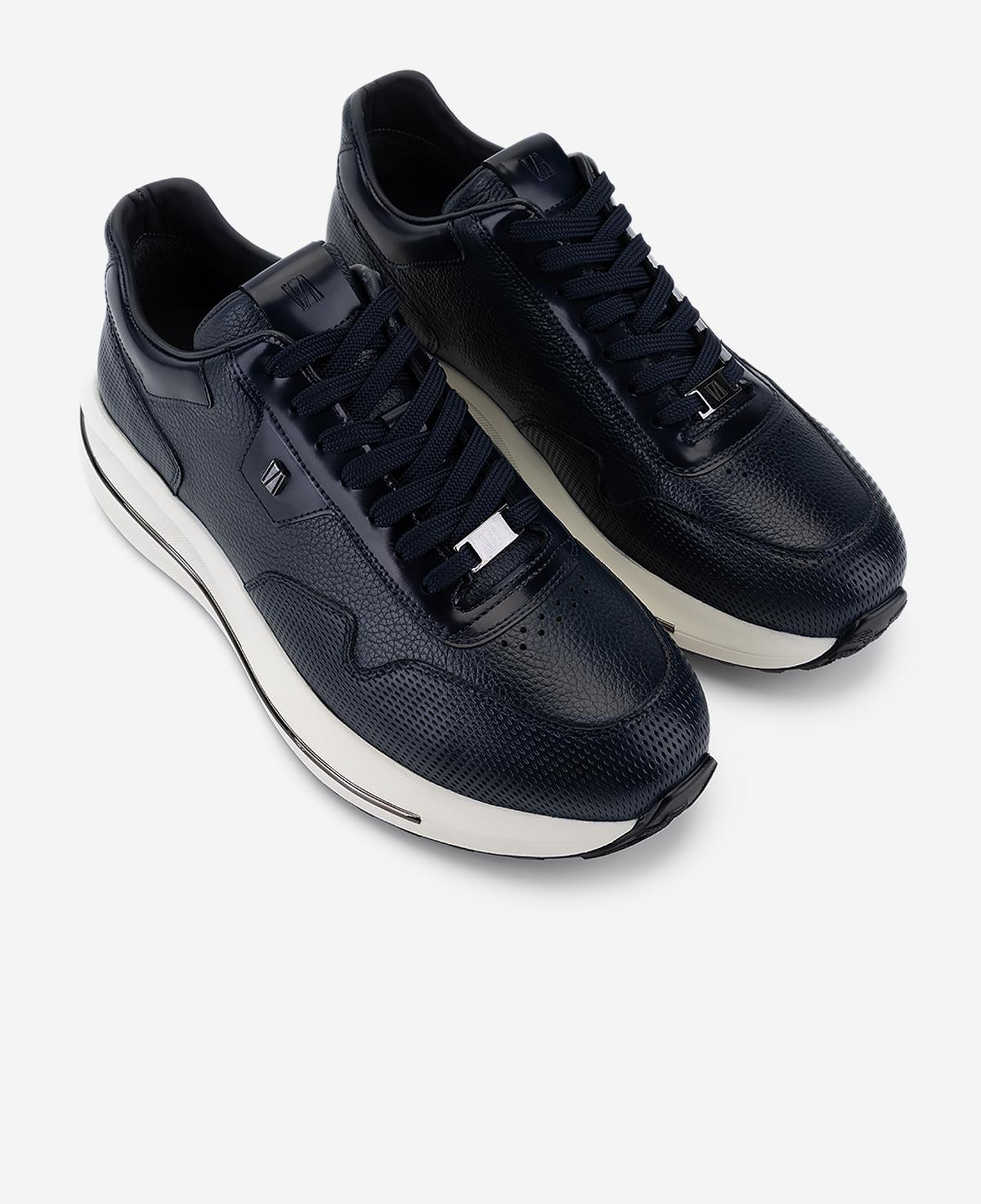 Valmenti Erkek Hakiki Deri Lacivert Sneakers & Spor Ayakkabı