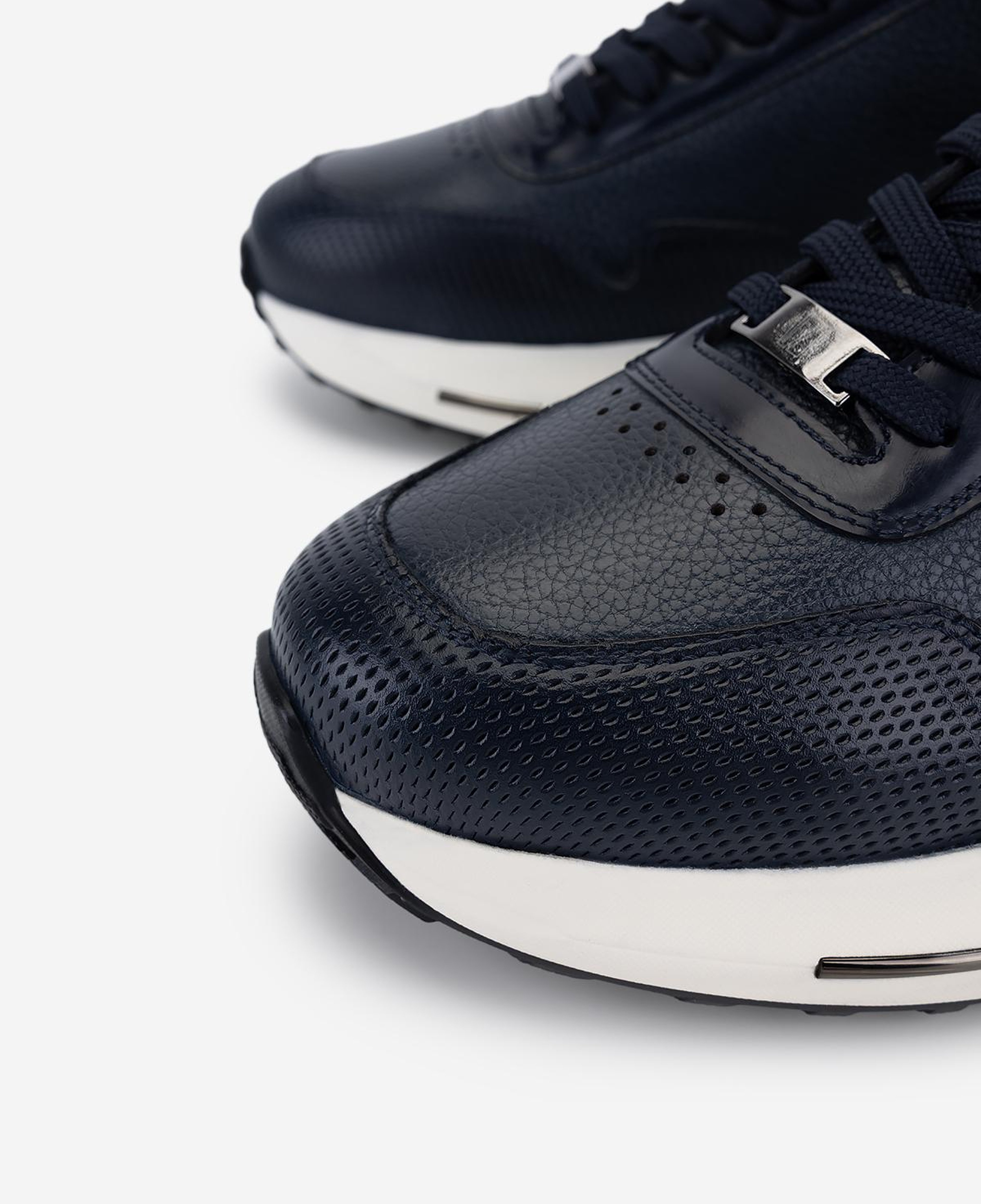 Valmenti Erkek Hakiki Deri Lacivert Sneakers & Spor Ayakkabı