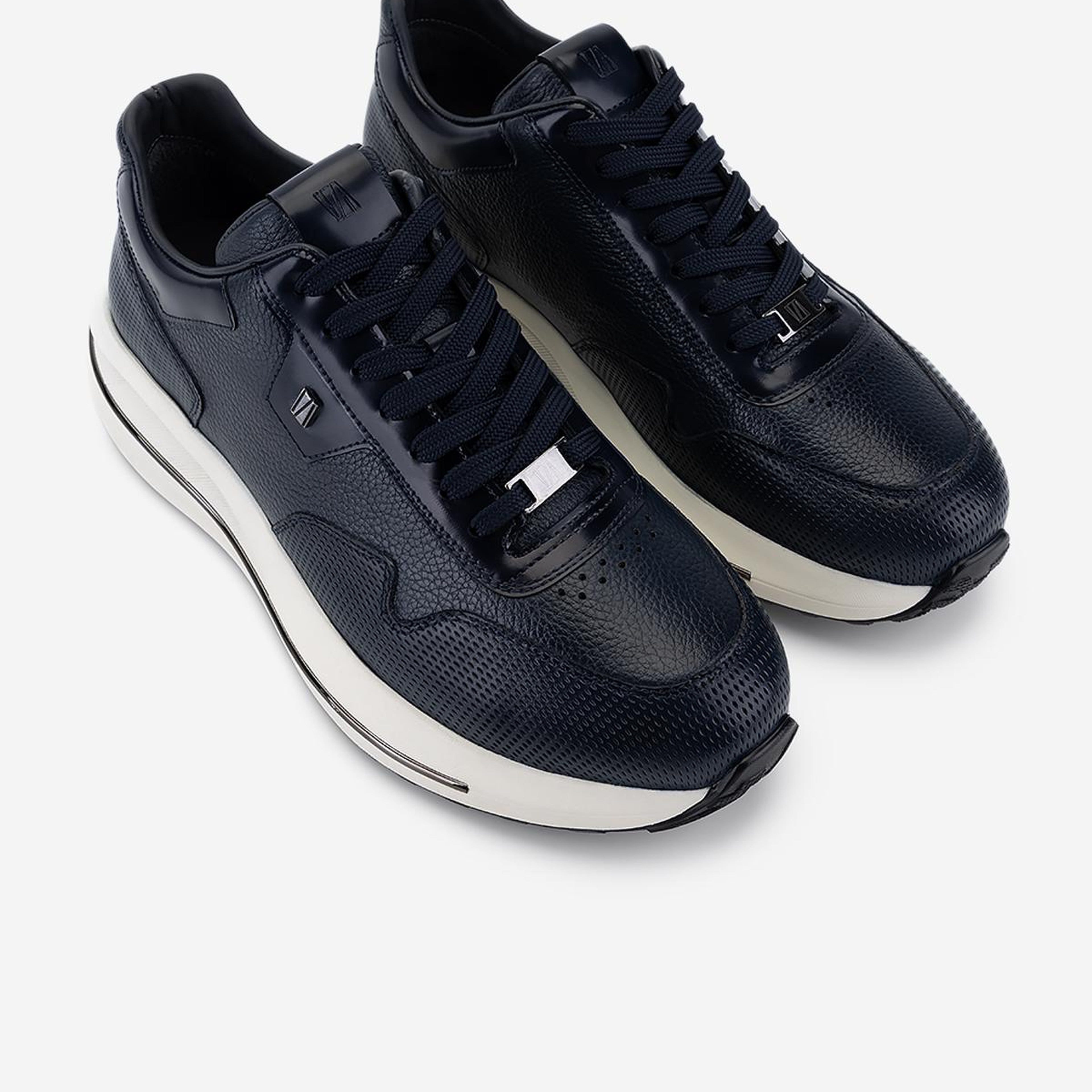 Valmenti Erkek Hakiki Deri Lacivert Sneakers & Spor Ayakkabı