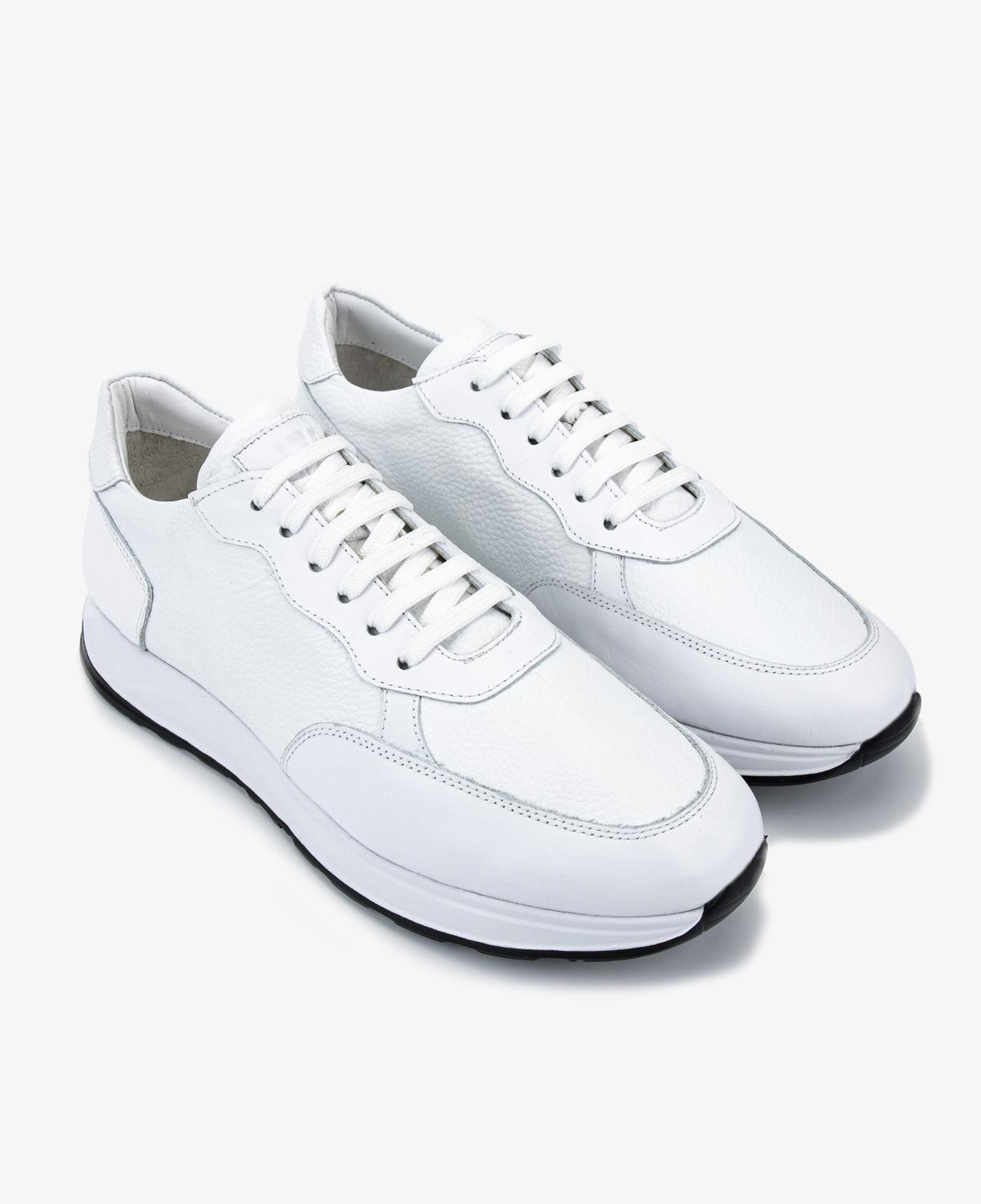 Valmenti Erkek Hakiki Deri Beyaz Sneakers & Spor Ayakkabı