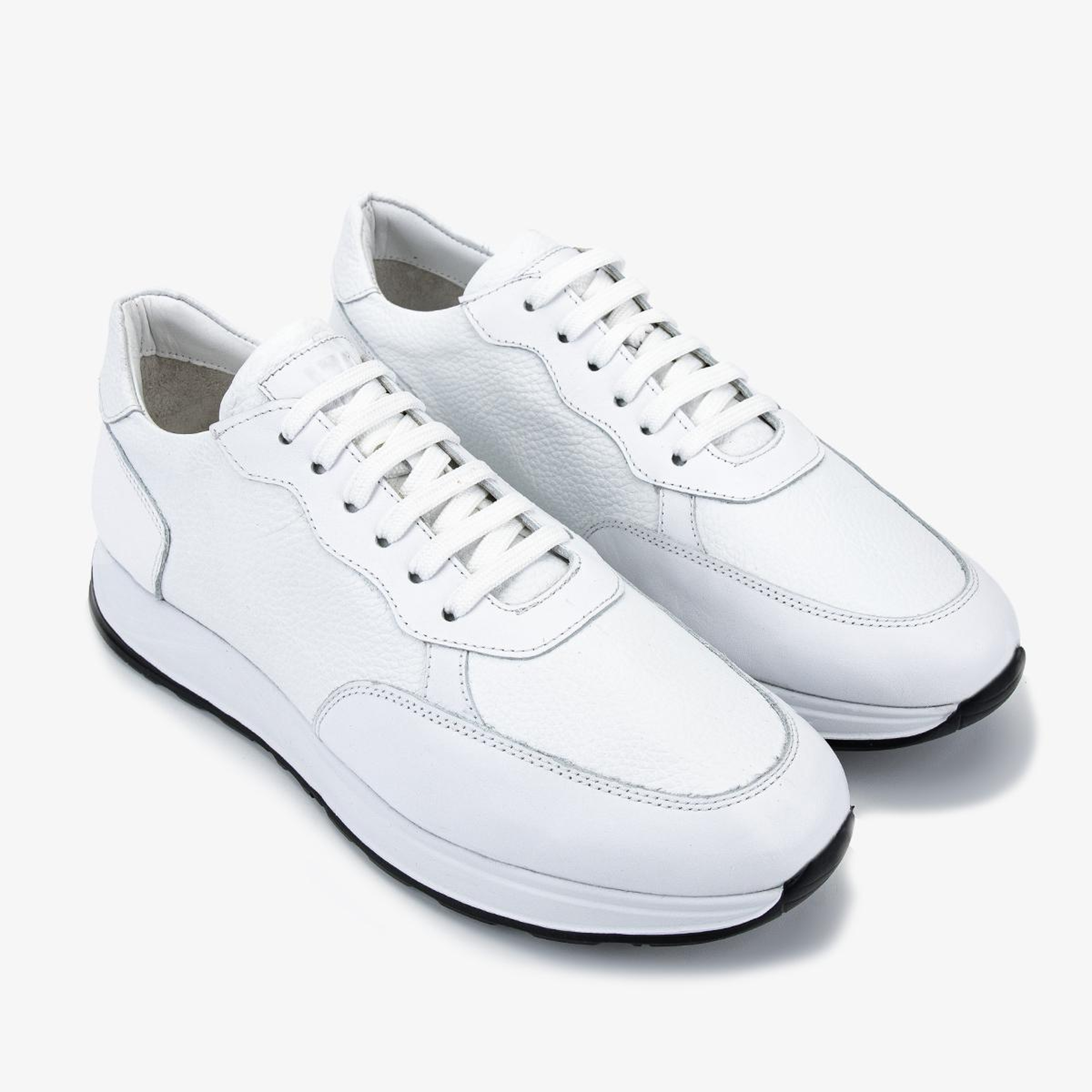 Valmenti Erkek Hakiki Deri Beyaz Sneakers & Spor Ayakkabı