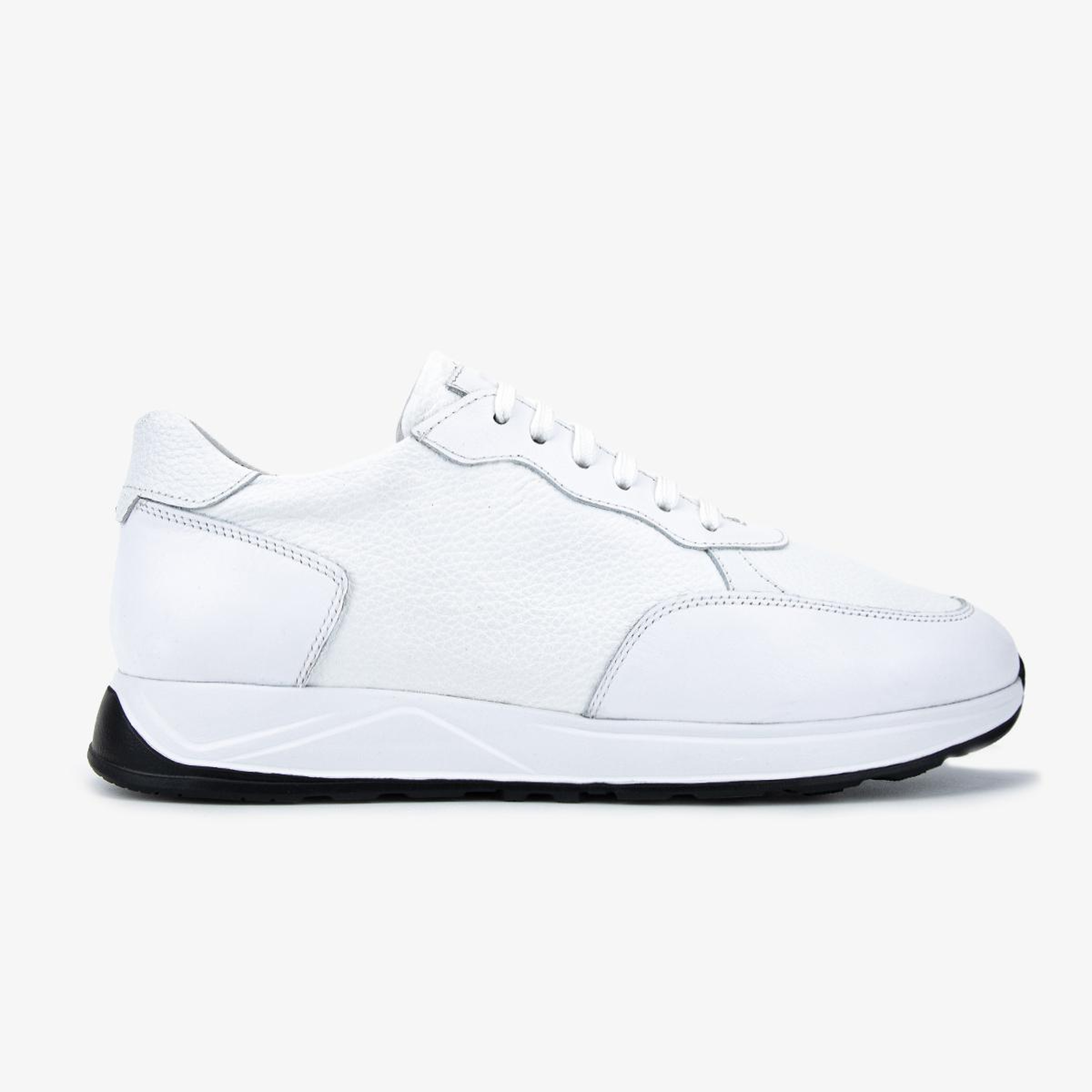 Valmenti Erkek Hakiki Deri Beyaz Sneakers & Spor Ayakkabı