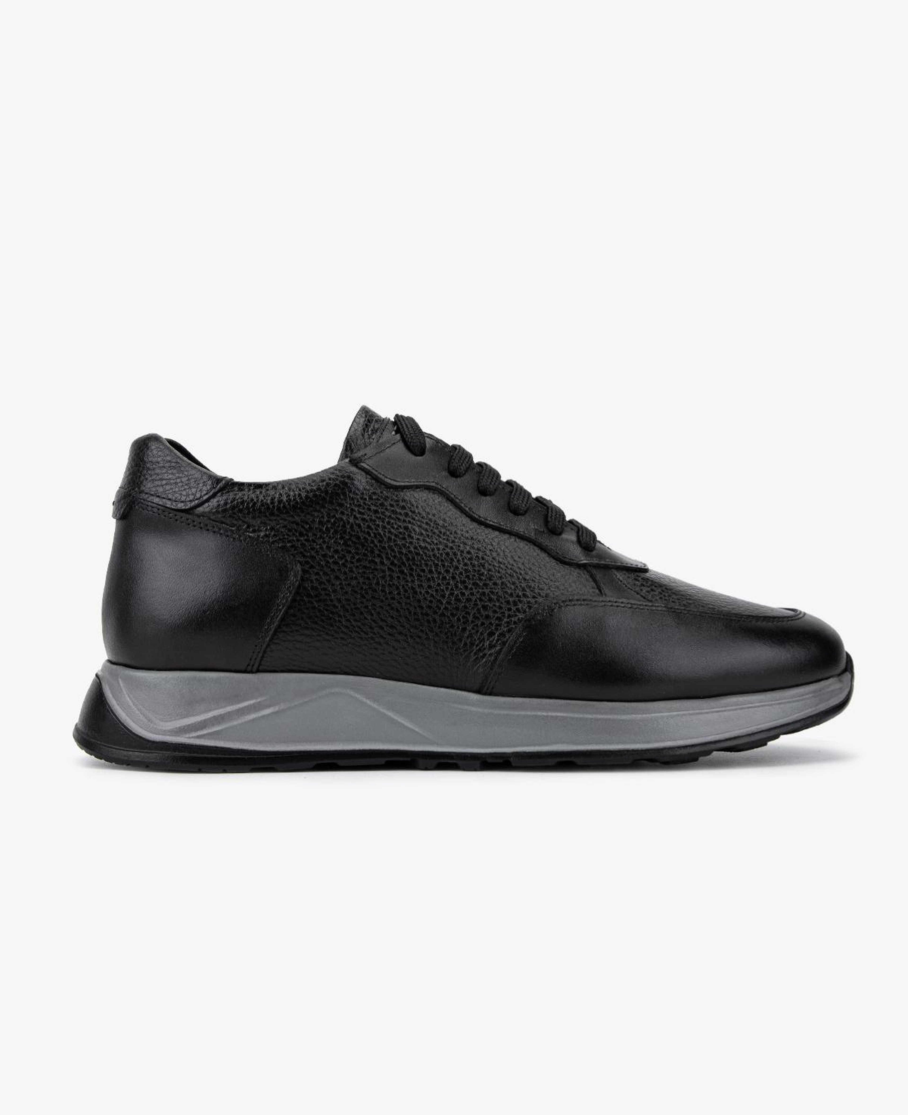 Valmenti Erkek Hakiki Deri Siyah Sneakers & Spor Ayakkabı