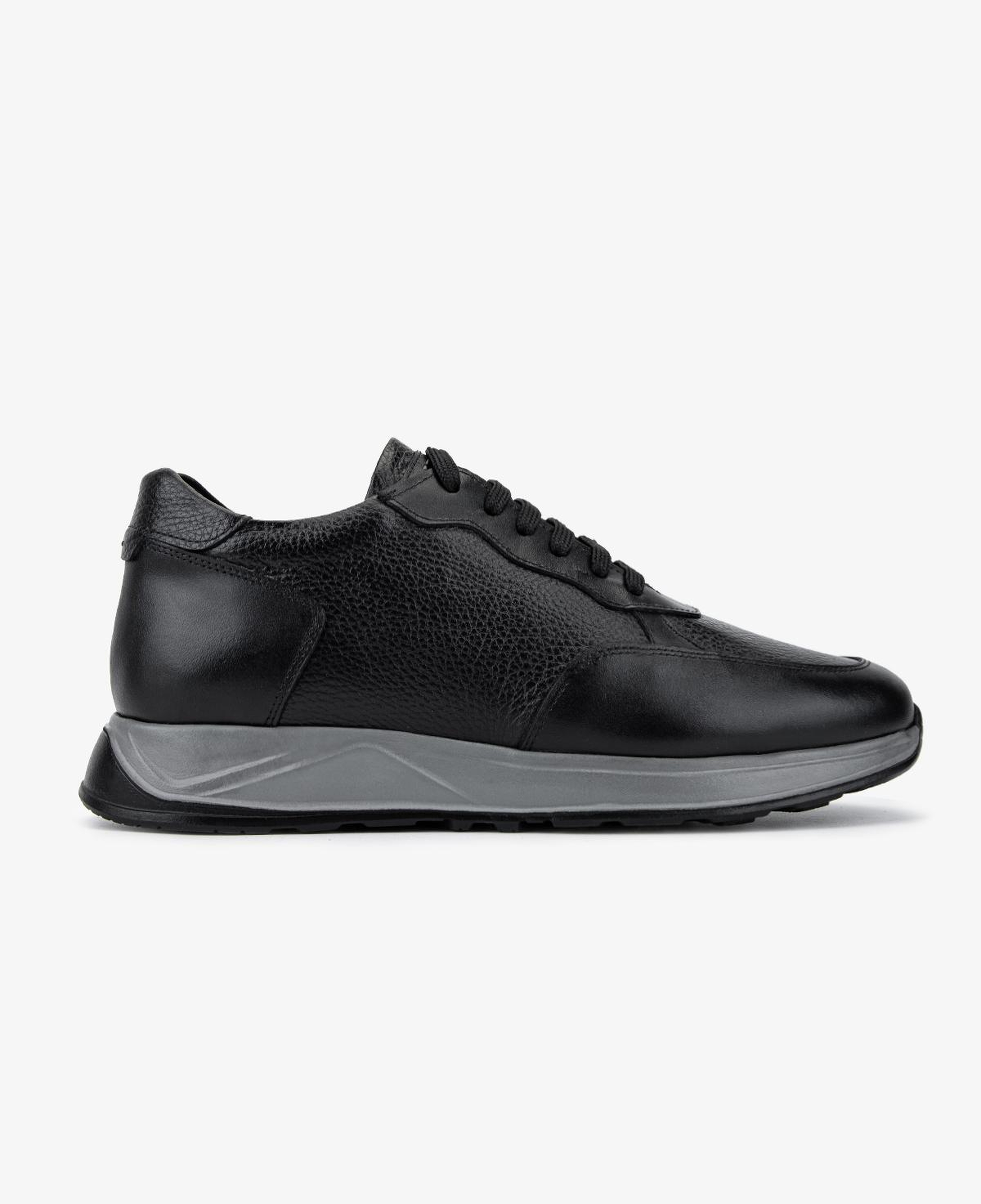 Valmenti Erkek Hakiki Deri Siyah Sneakers & Spor Ayakkabı
