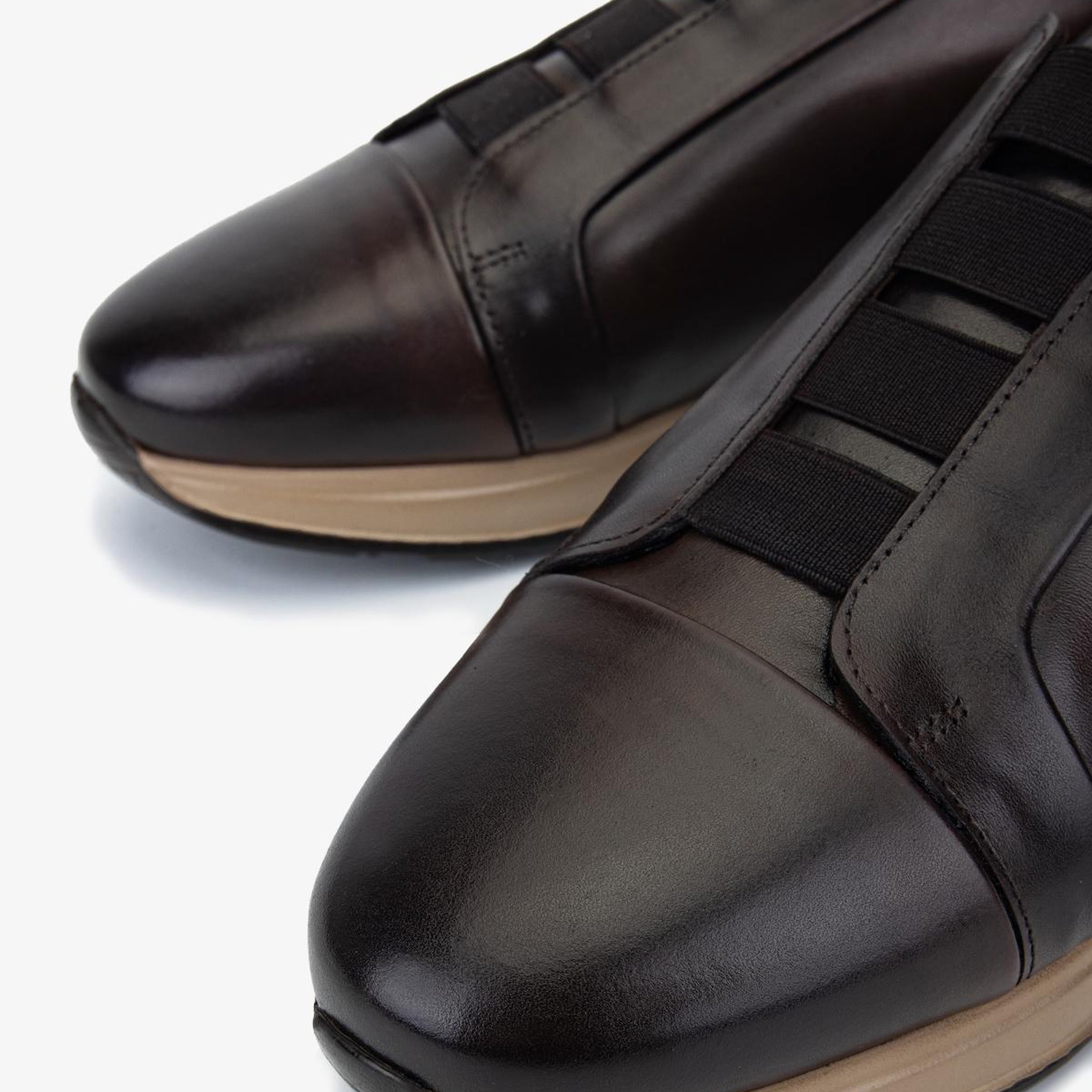 Valmenti Erkek Hakiki Deri Kahverengi Sneakers & Spor Ayakkabı