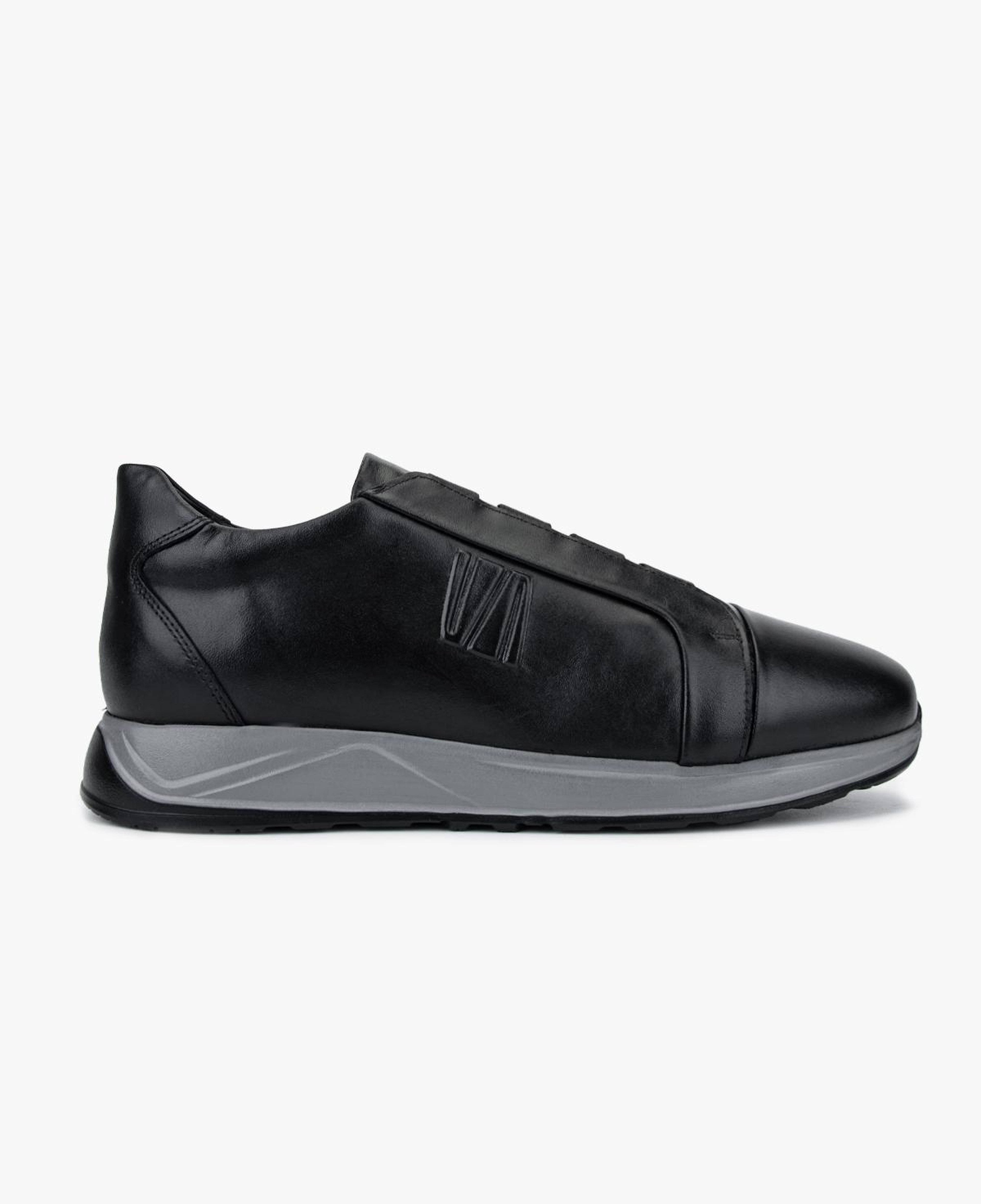 Valmenti Erkek Hakiki Deri Siyah Sneakers & Spor Ayakkabı