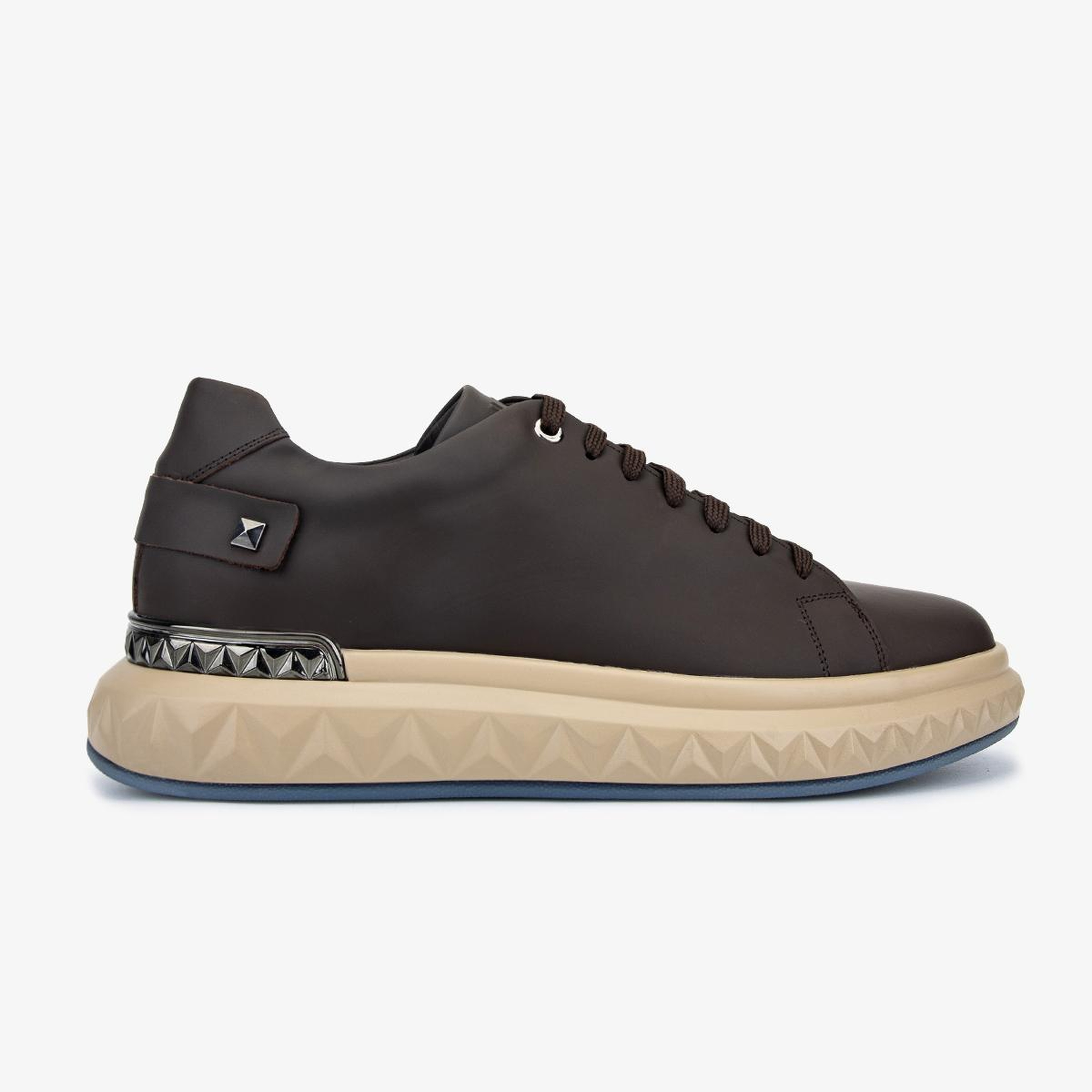 Valmenti Erkek Hakiki Deri Kahverengi Sneakers & Spor Ayakkabı