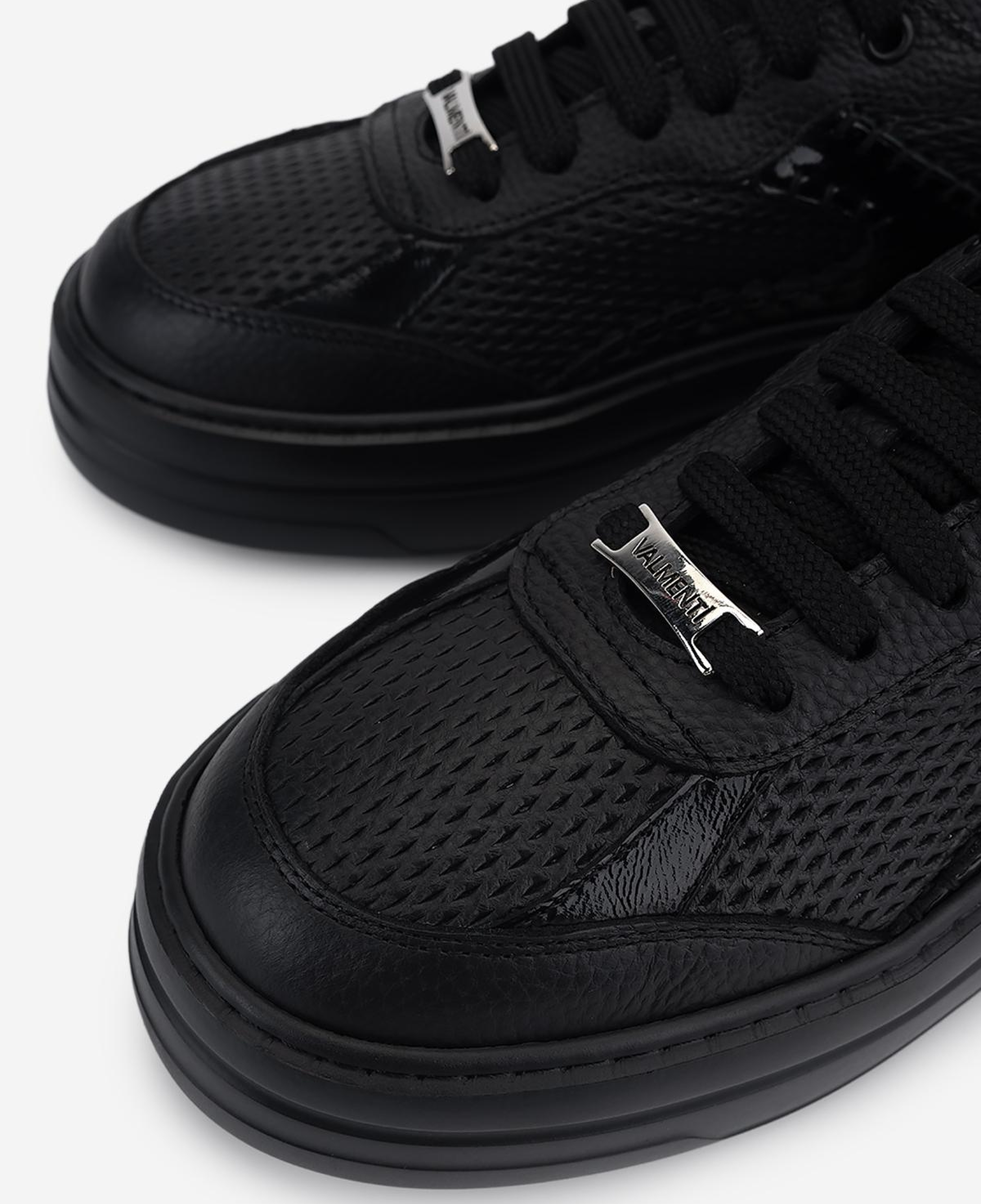 Valmenti Kadın Hakiki Deri Siyah Floter Sneakers & Spor Ayakkabı