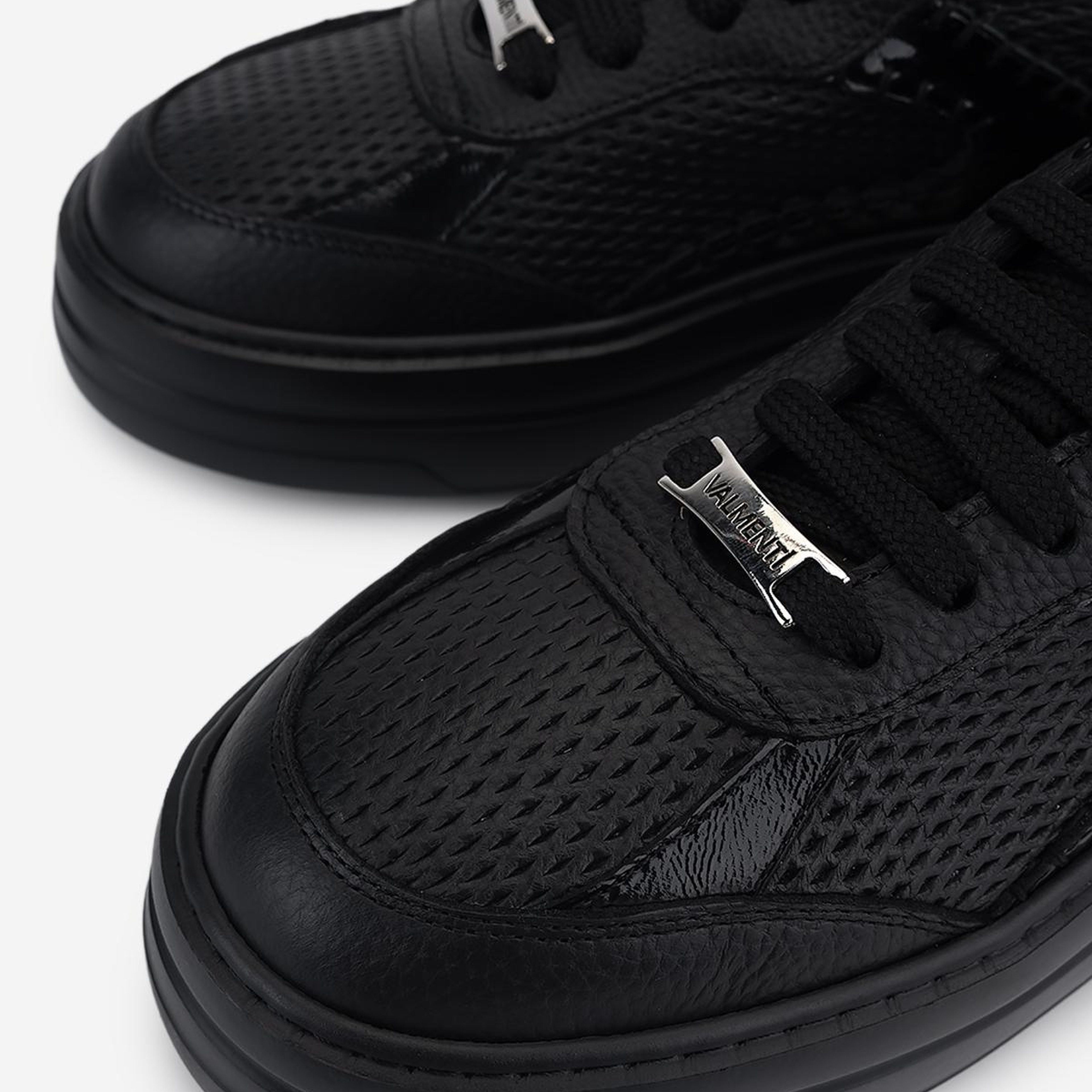 Valmenti Kadın Hakiki Deri Siyah Floter Sneakers & Spor Ayakkabı