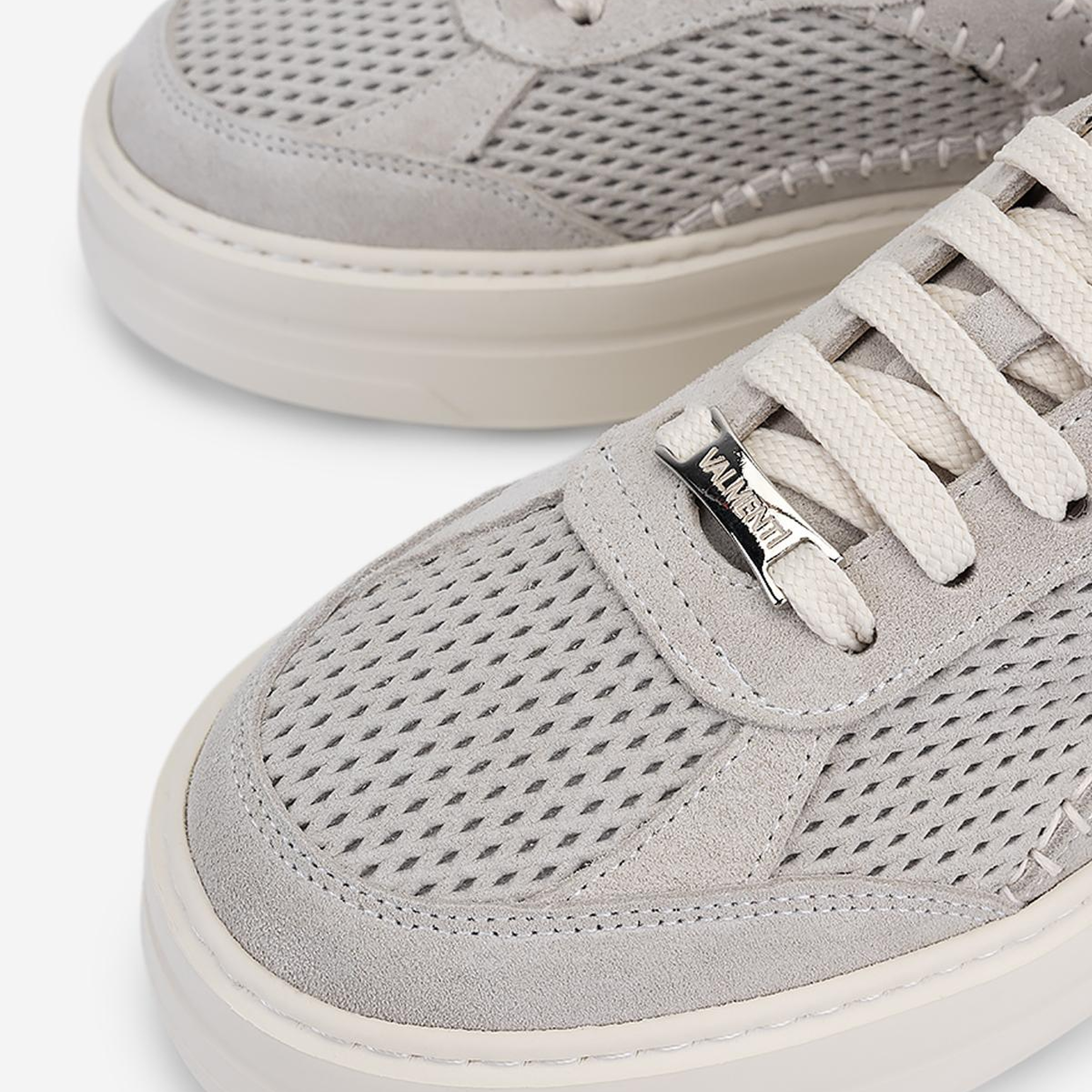 Valmenti Kadın Hakiki Deri Bej Süet Sneakers & Spor Ayakkabı