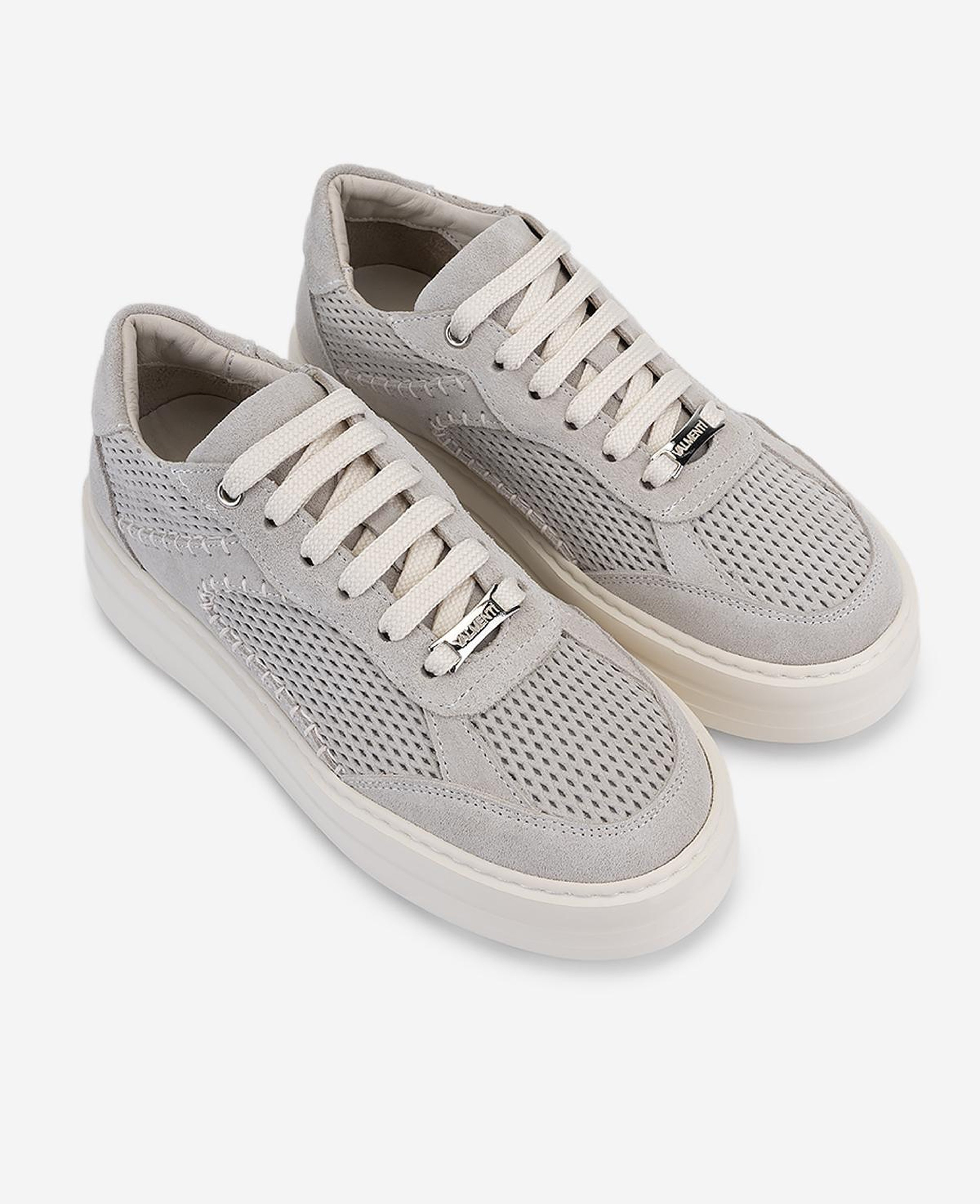 Valmenti Kadın Hakiki Deri Bej Süet Sneakers & Spor Ayakkabı