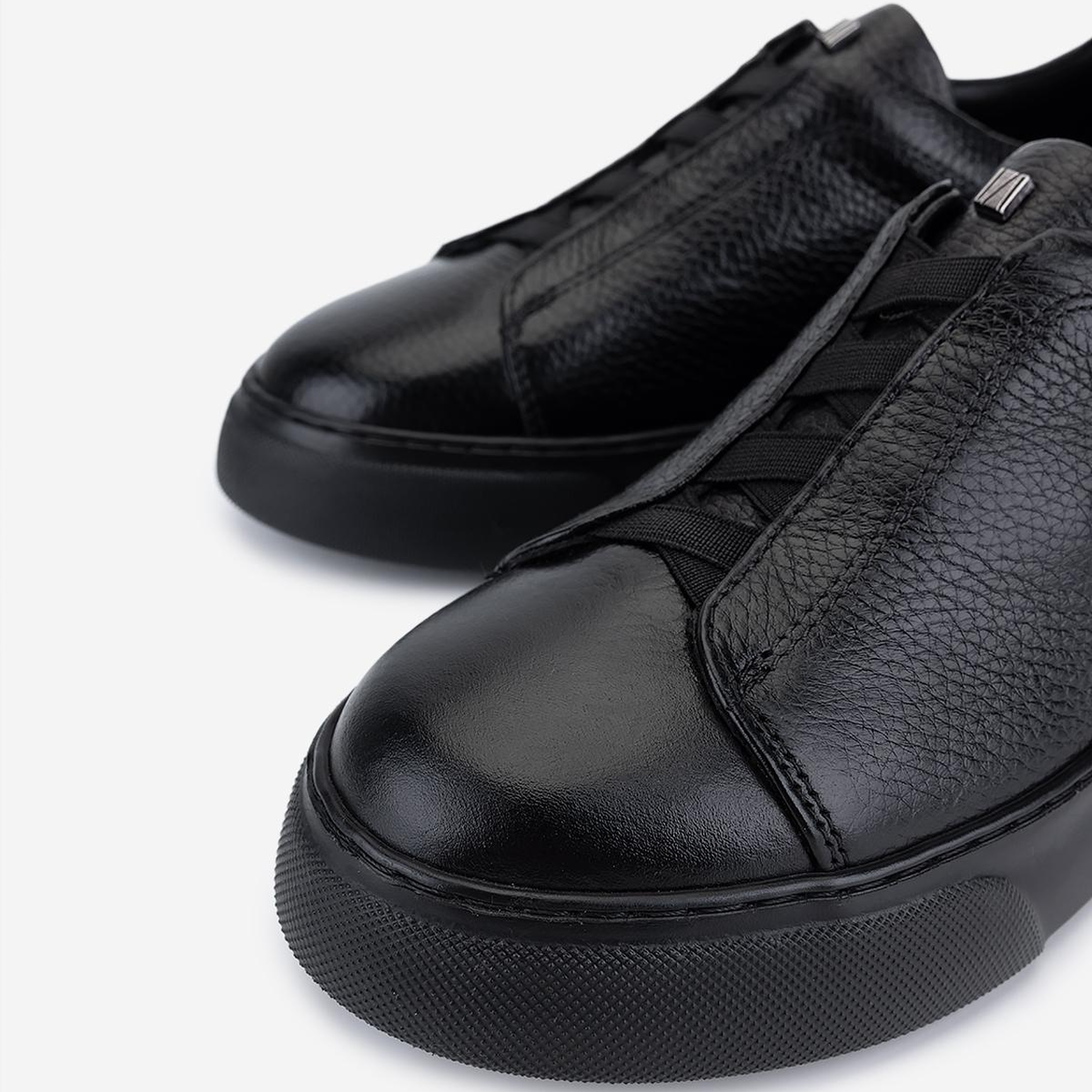 Valmenti Kadın Hakiki Deri Siyah Floter Sneakers & Spor Ayakkabı