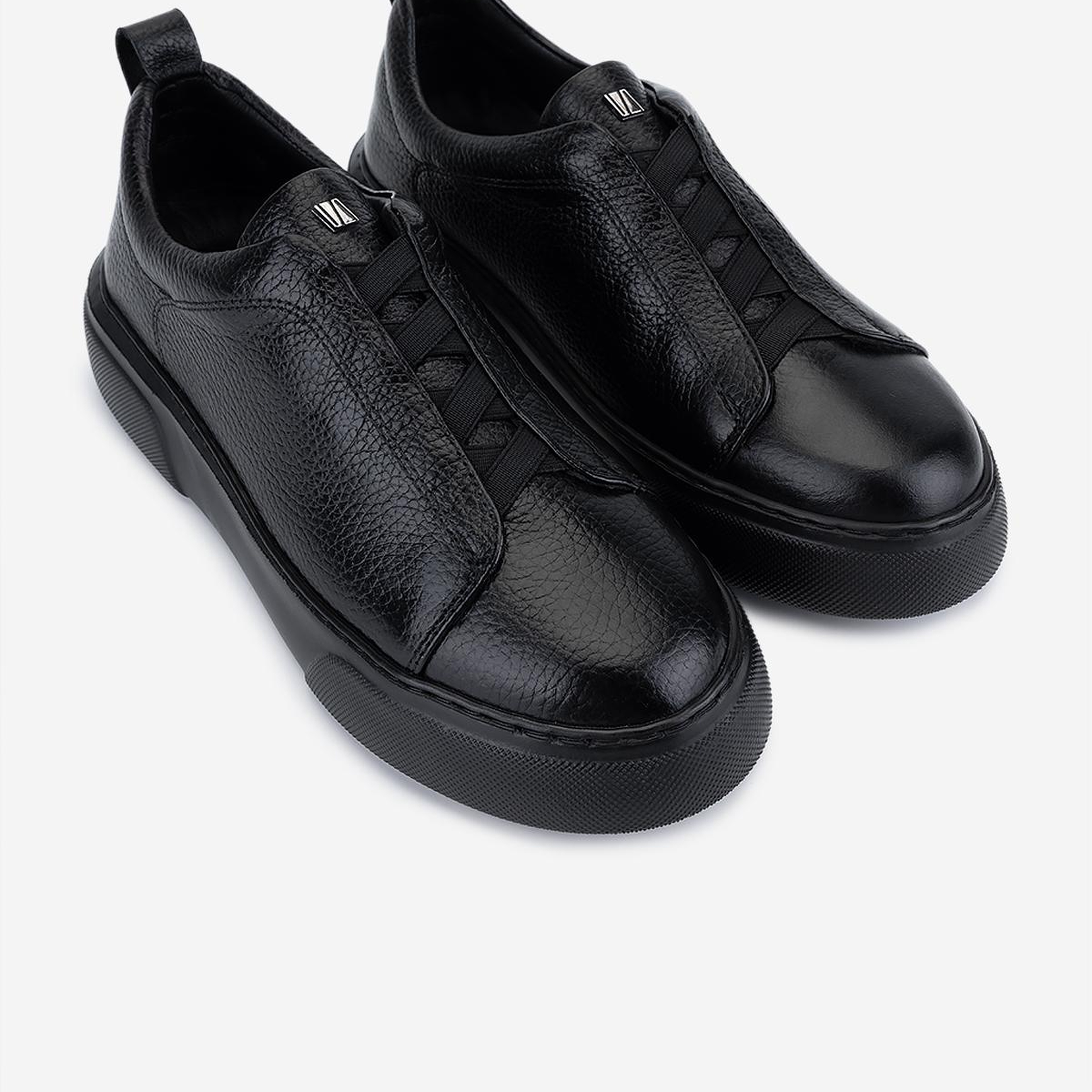 Valmenti Kadın Hakiki Deri Siyah Floter Sneakers & Spor Ayakkabı