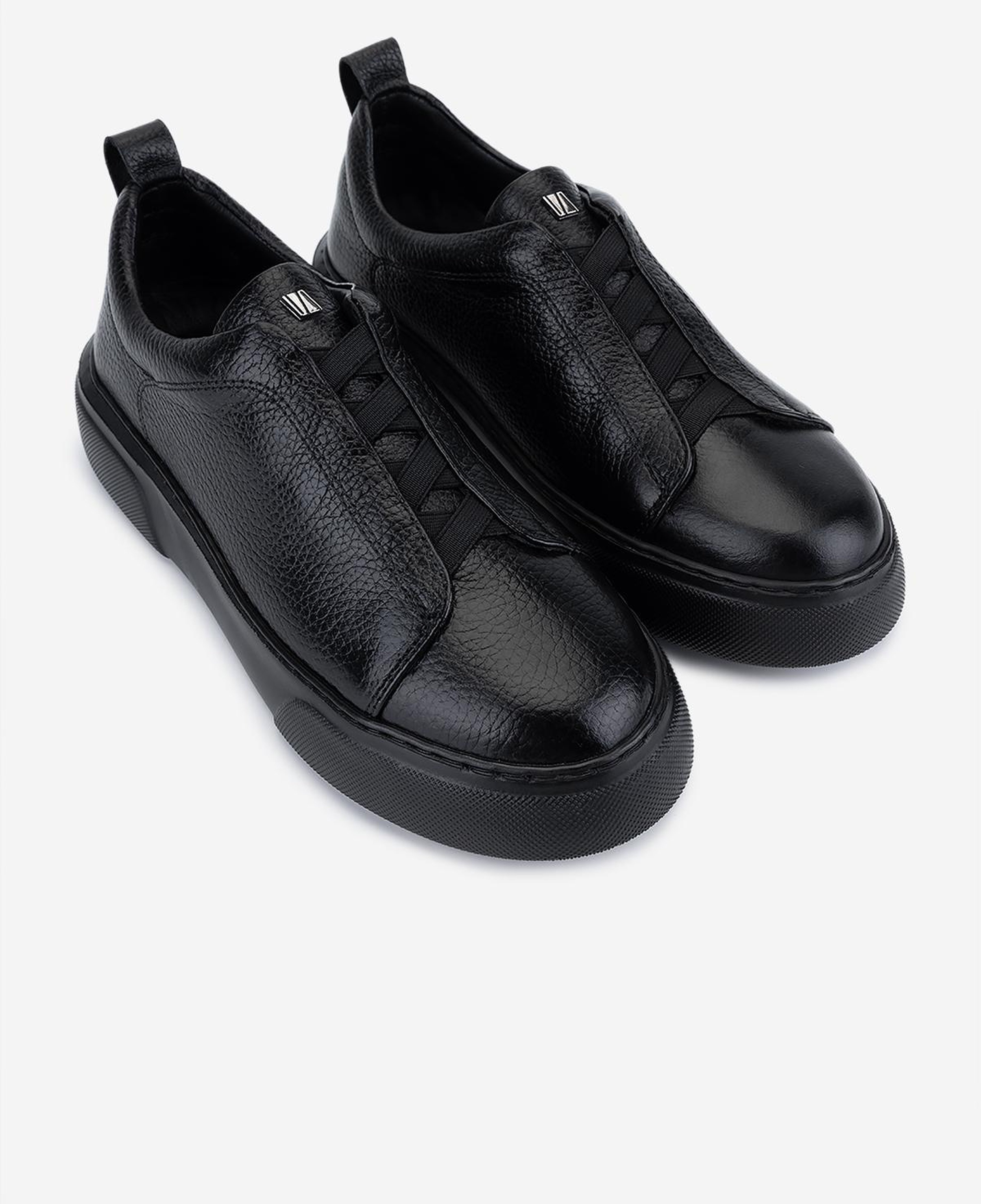 Valmenti Kadın Hakiki Deri Siyah Floter Sneakers & Spor Ayakkabı
