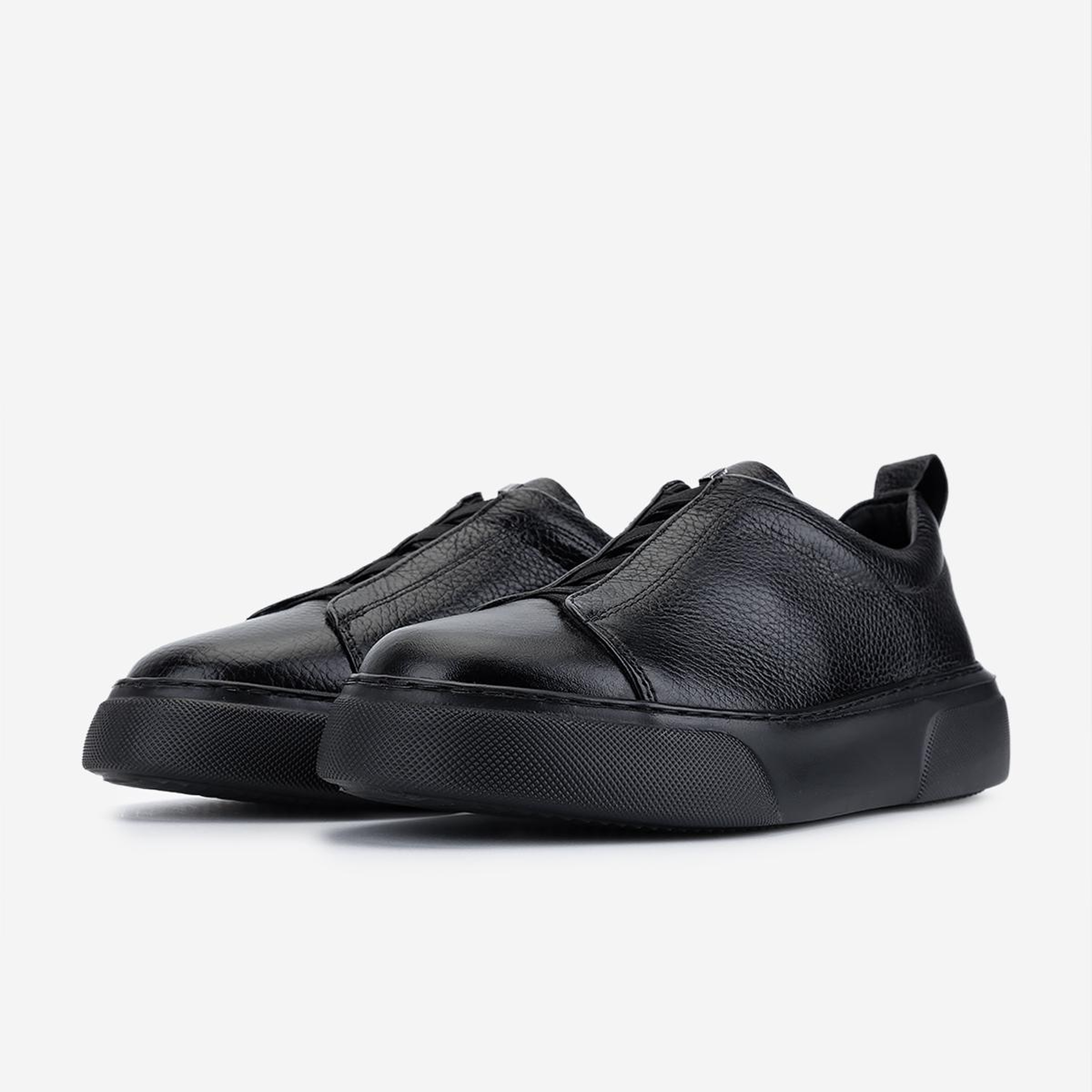Valmenti Kadın Hakiki Deri Siyah Floter Sneakers & Spor Ayakkabı