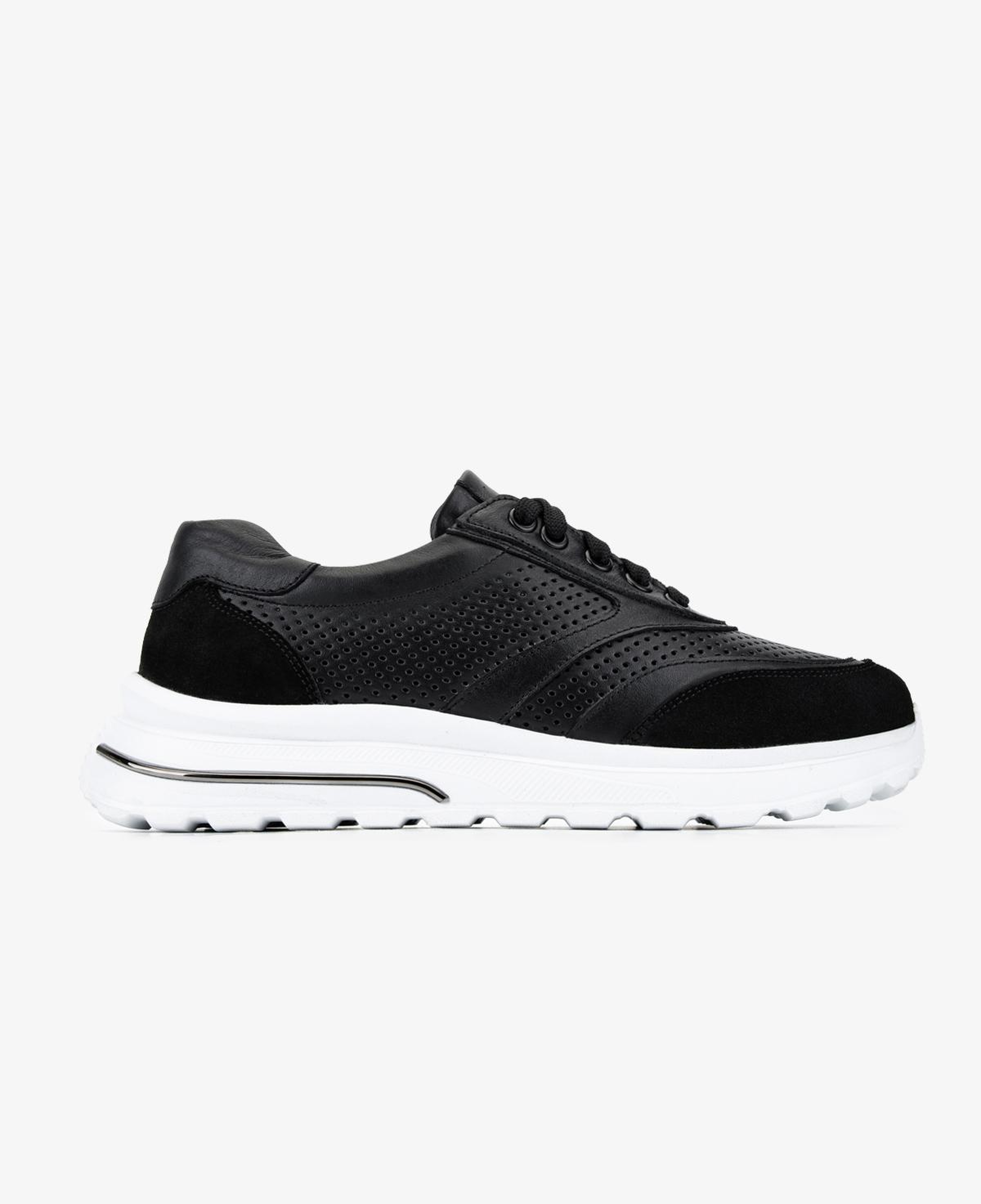 Valmenti Kadın Hakiki Deri Siyah Sneakers & Spor Ayakkabı