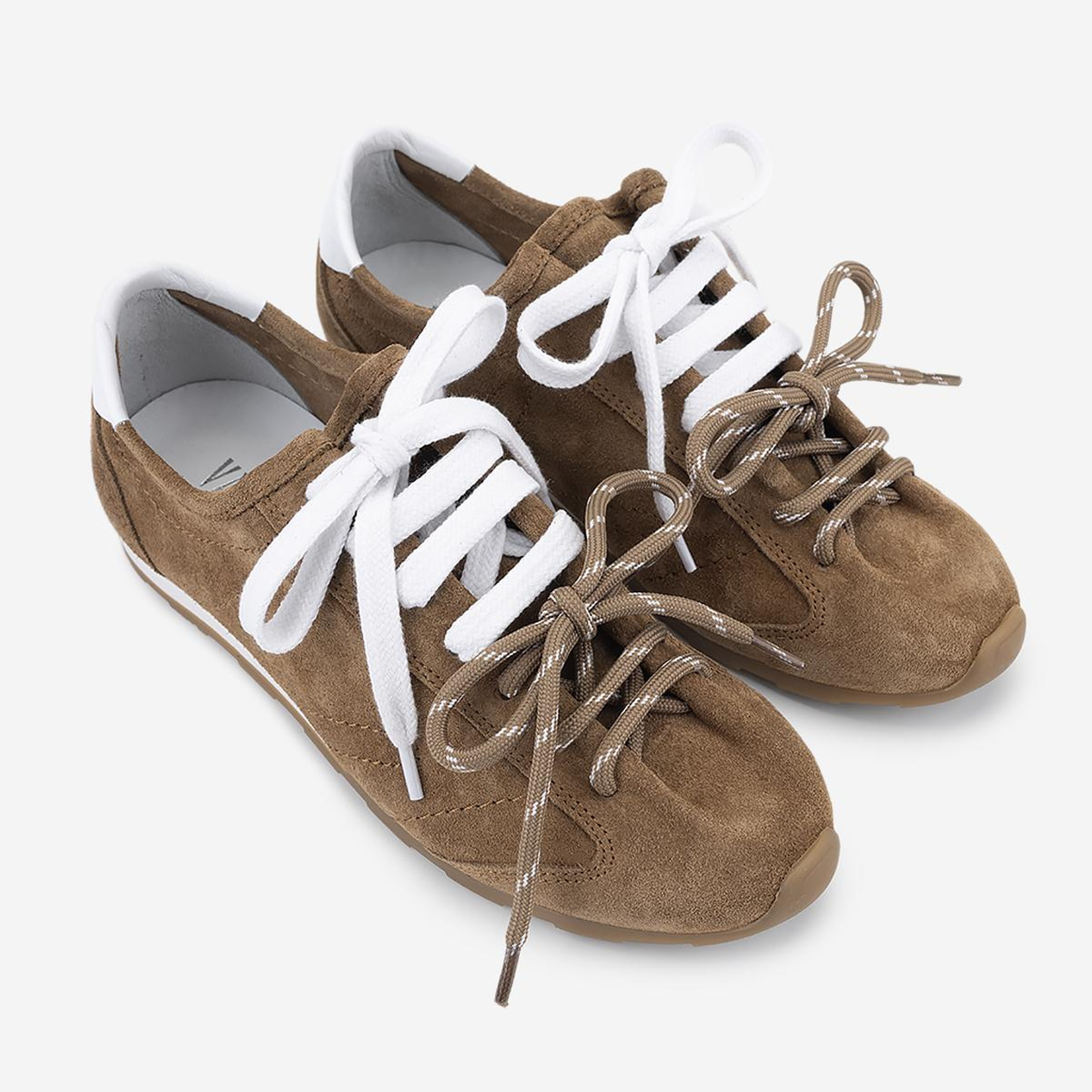 Valmenti Kadın Hakiki Deri Kahverengi Sneakers & Spor Ayakkabı