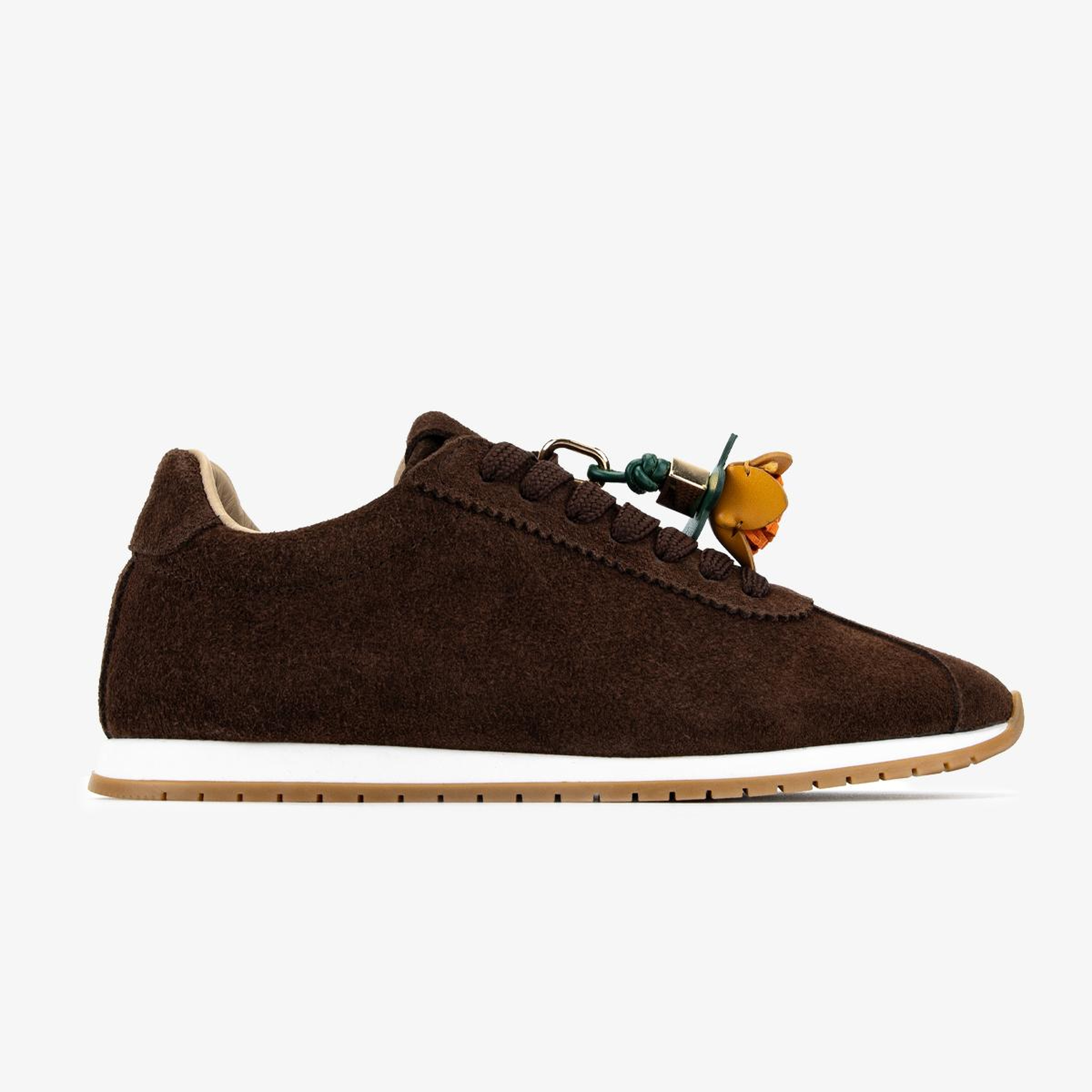Valmenti Kadın Hakiki Deri Kahverengi Süet Sneakers & Spor Ayakkabı