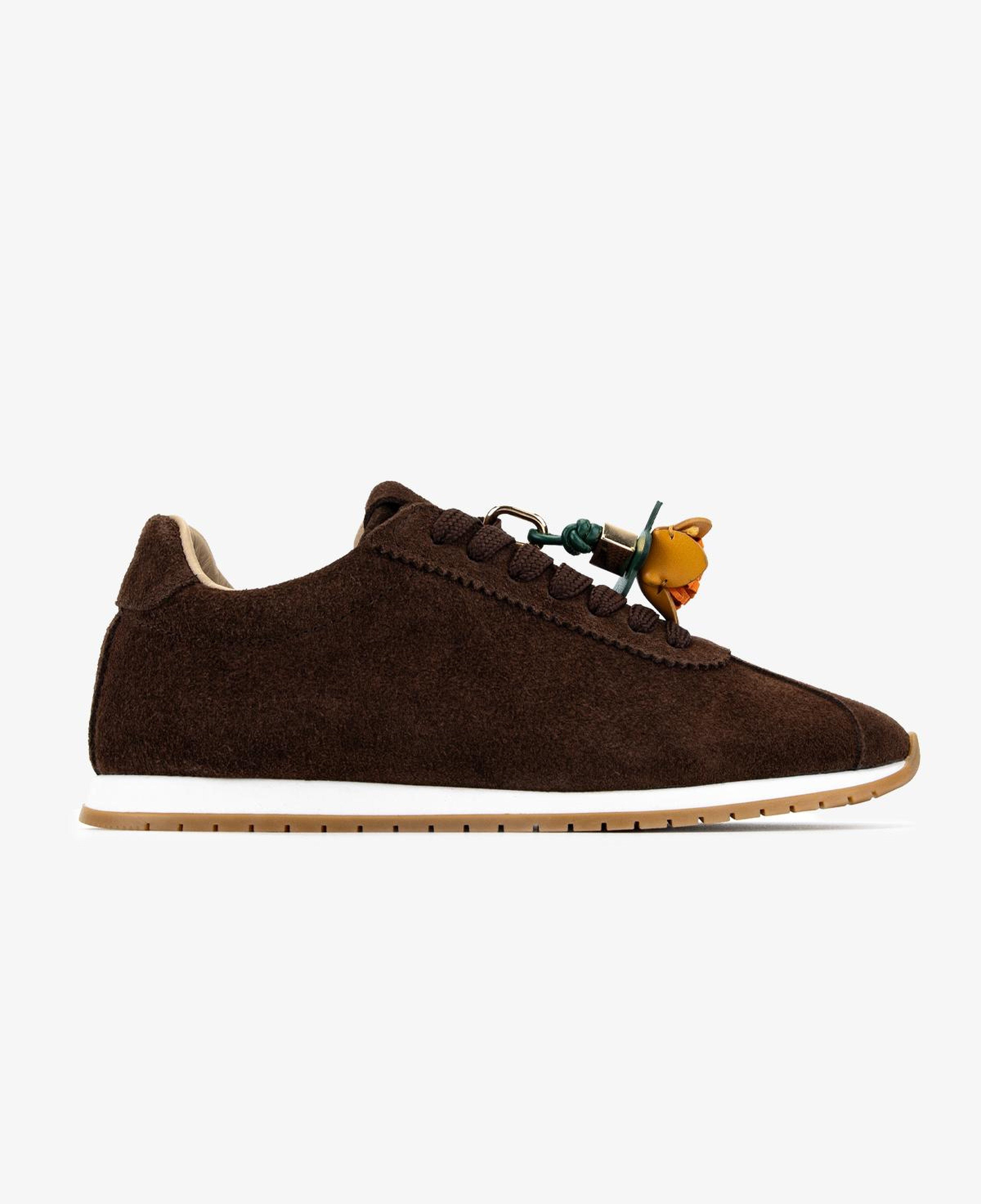 Valmenti Kadın Hakiki Deri Kahverengi Süet Sneakers & Spor Ayakkabı