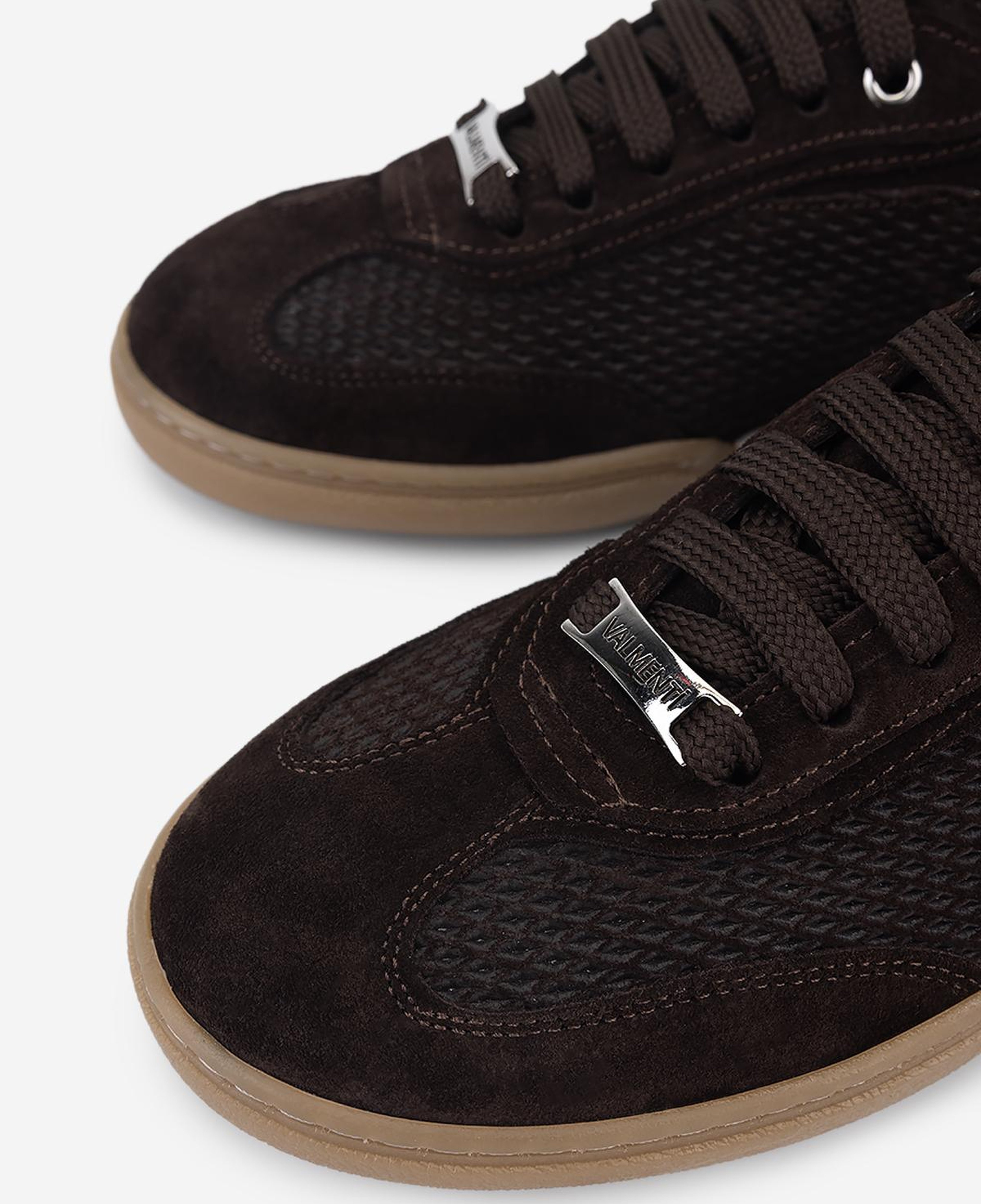 Valmenti Kadın Hakiki Deri Kahverengi Süet Sneakers & Spor Ayakkabı