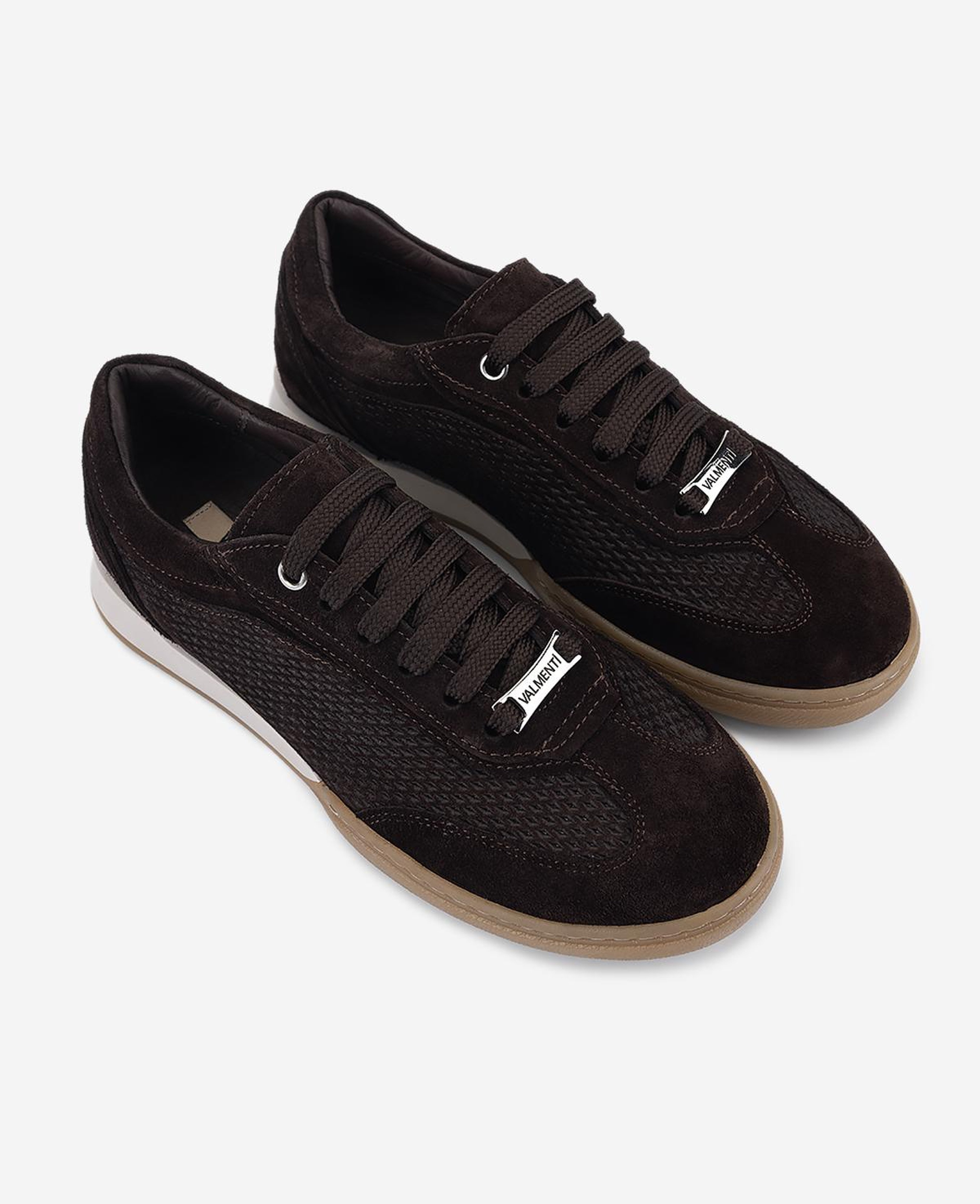 Valmenti Kadın Hakiki Deri Kahverengi Süet Sneakers & Spor Ayakkabı
