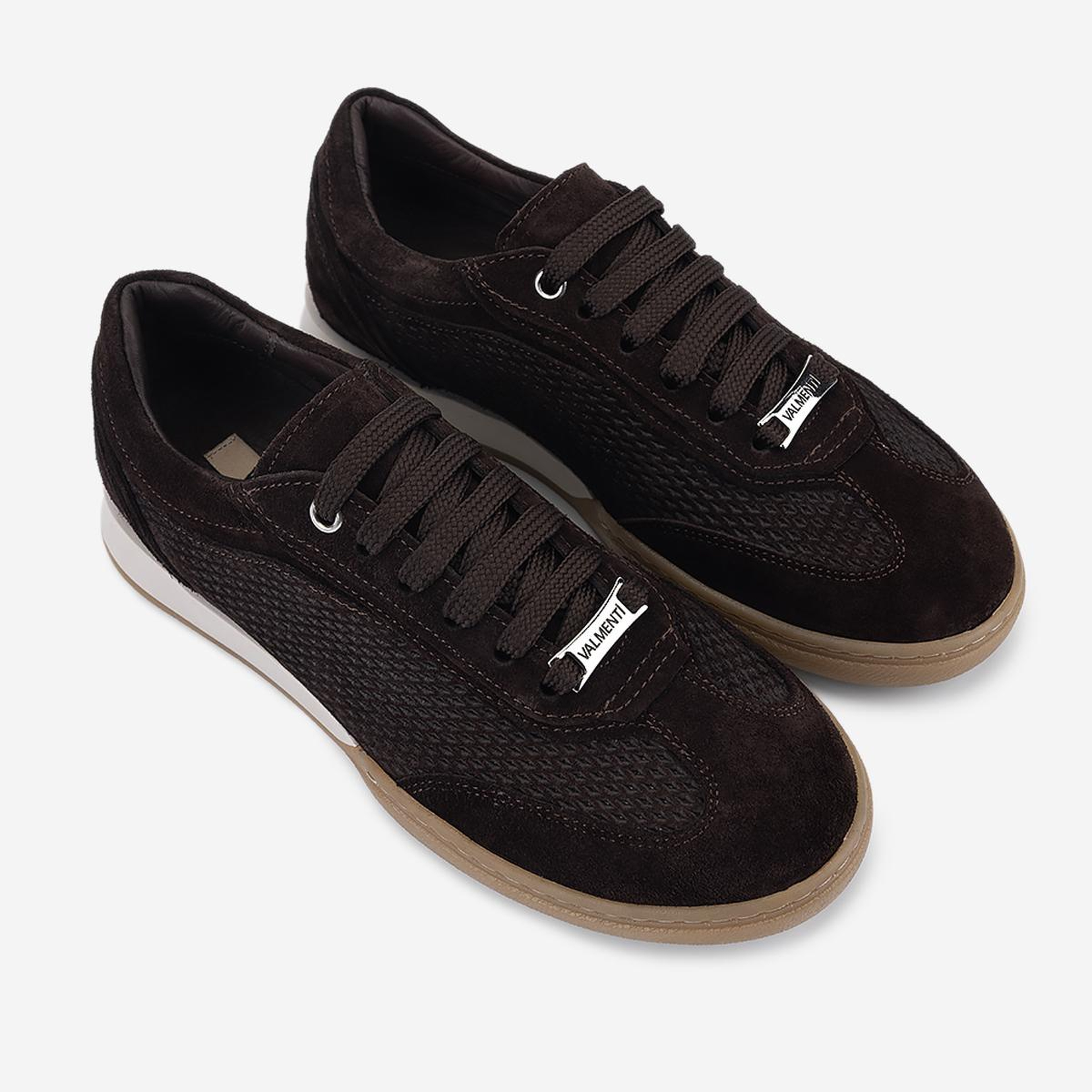 Valmenti Kadın Hakiki Deri Kahverengi Süet Sneakers & Spor Ayakkabı