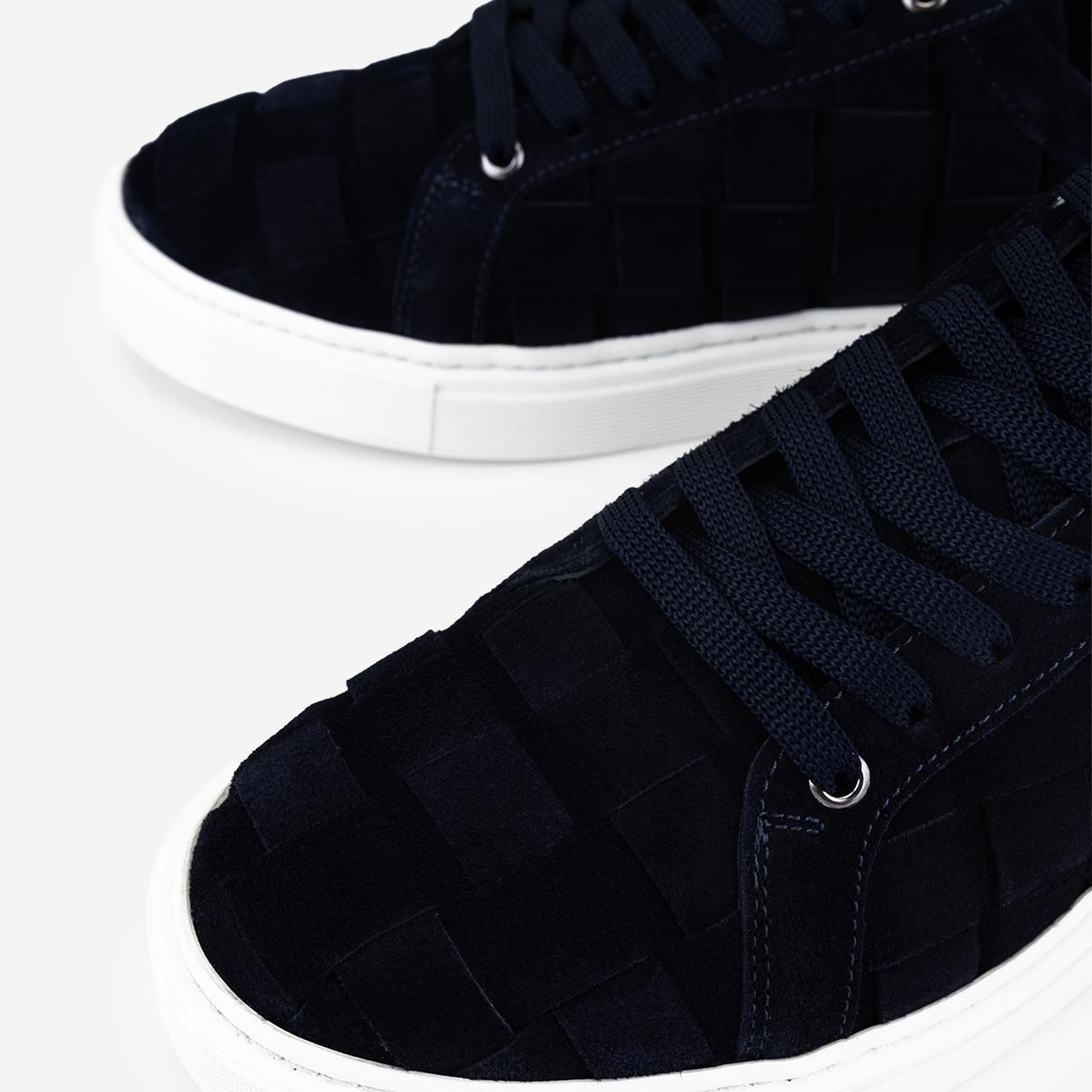Valmenti Erkek Hakiki Deri Lacivert Süet Sneakers & Spor Ayakkabı