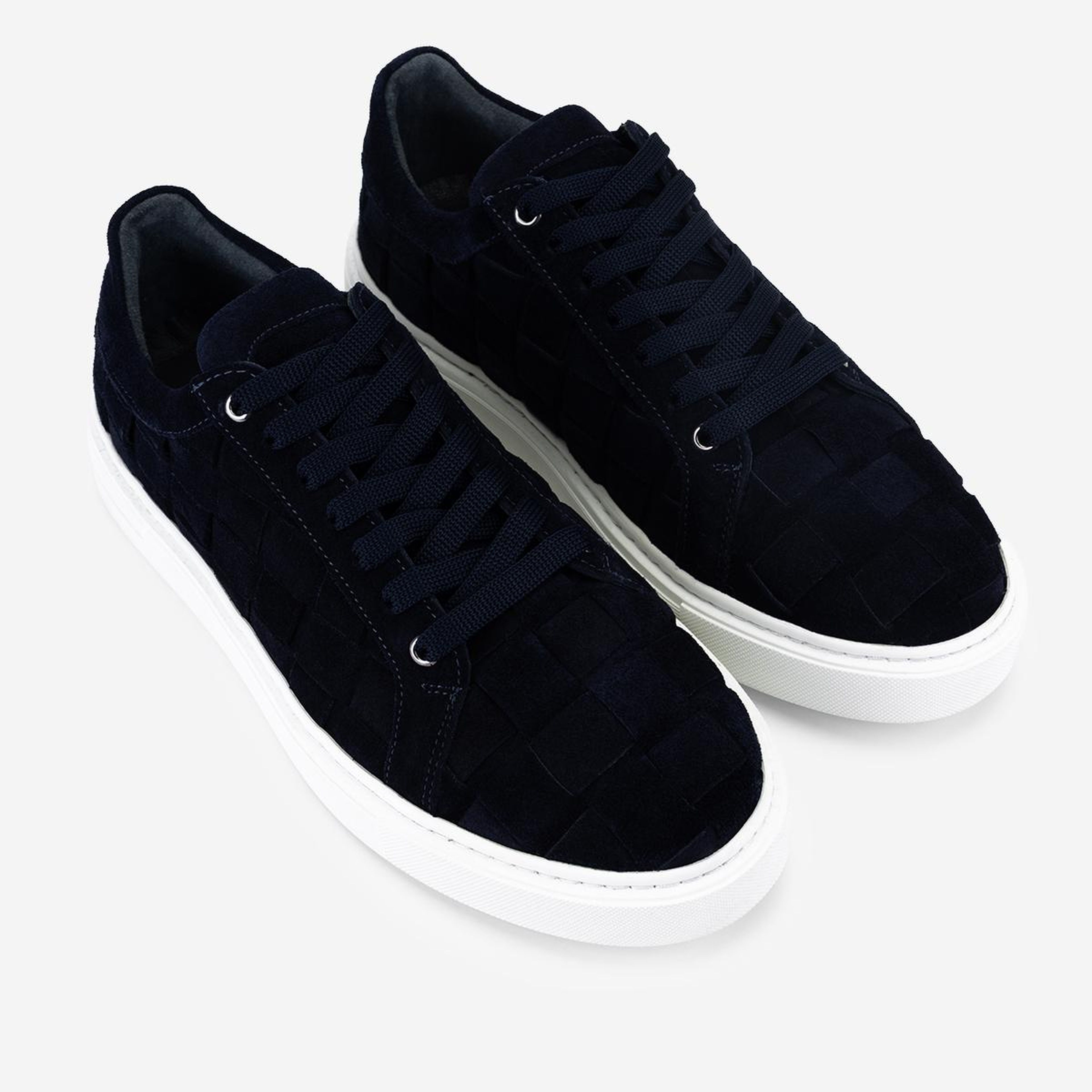 Valmenti Erkek Hakiki Deri Lacivert Süet Sneakers & Spor Ayakkabı