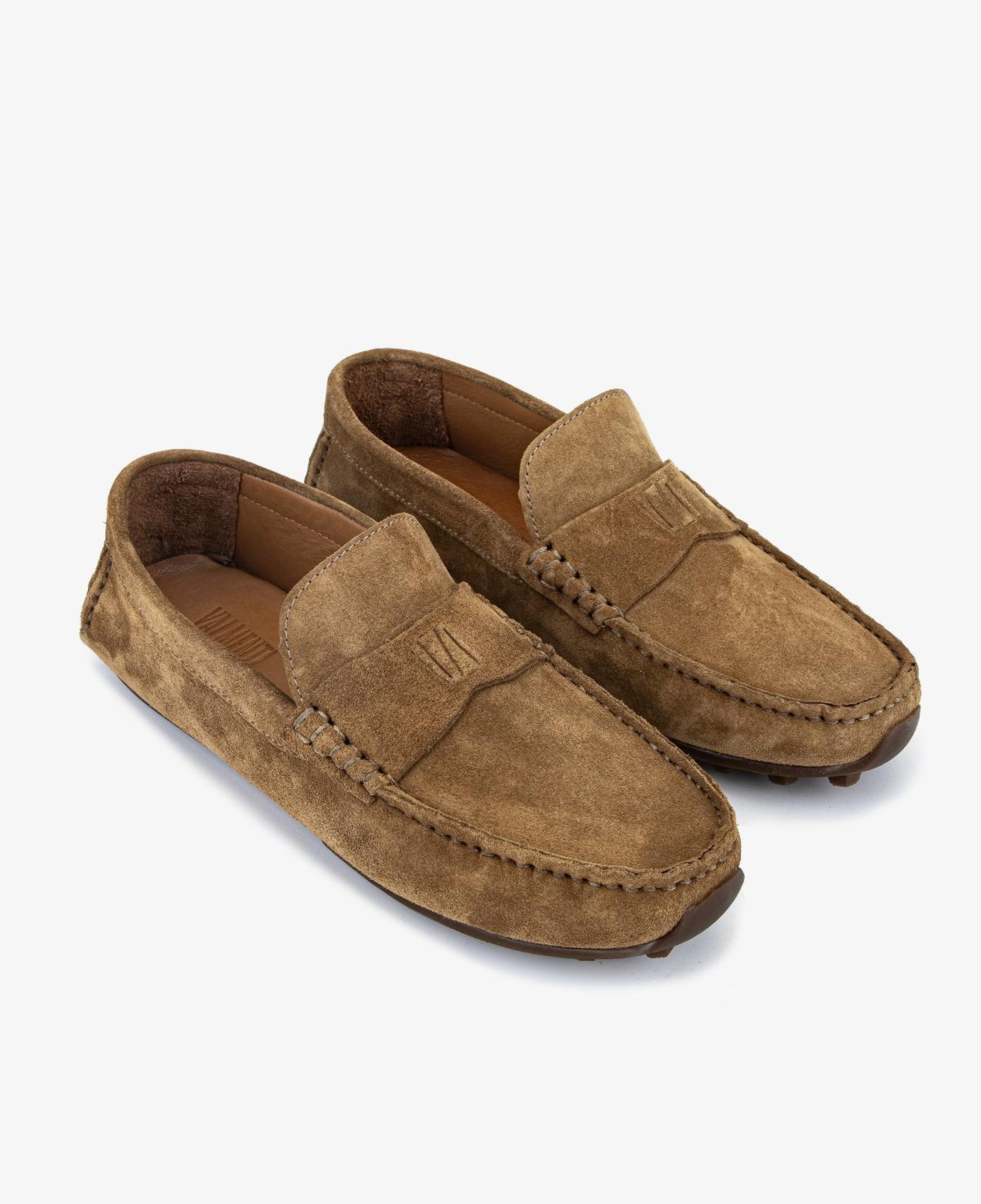Valmenti Erkek Hakiki Deri Taba Loafer Ayakkabı