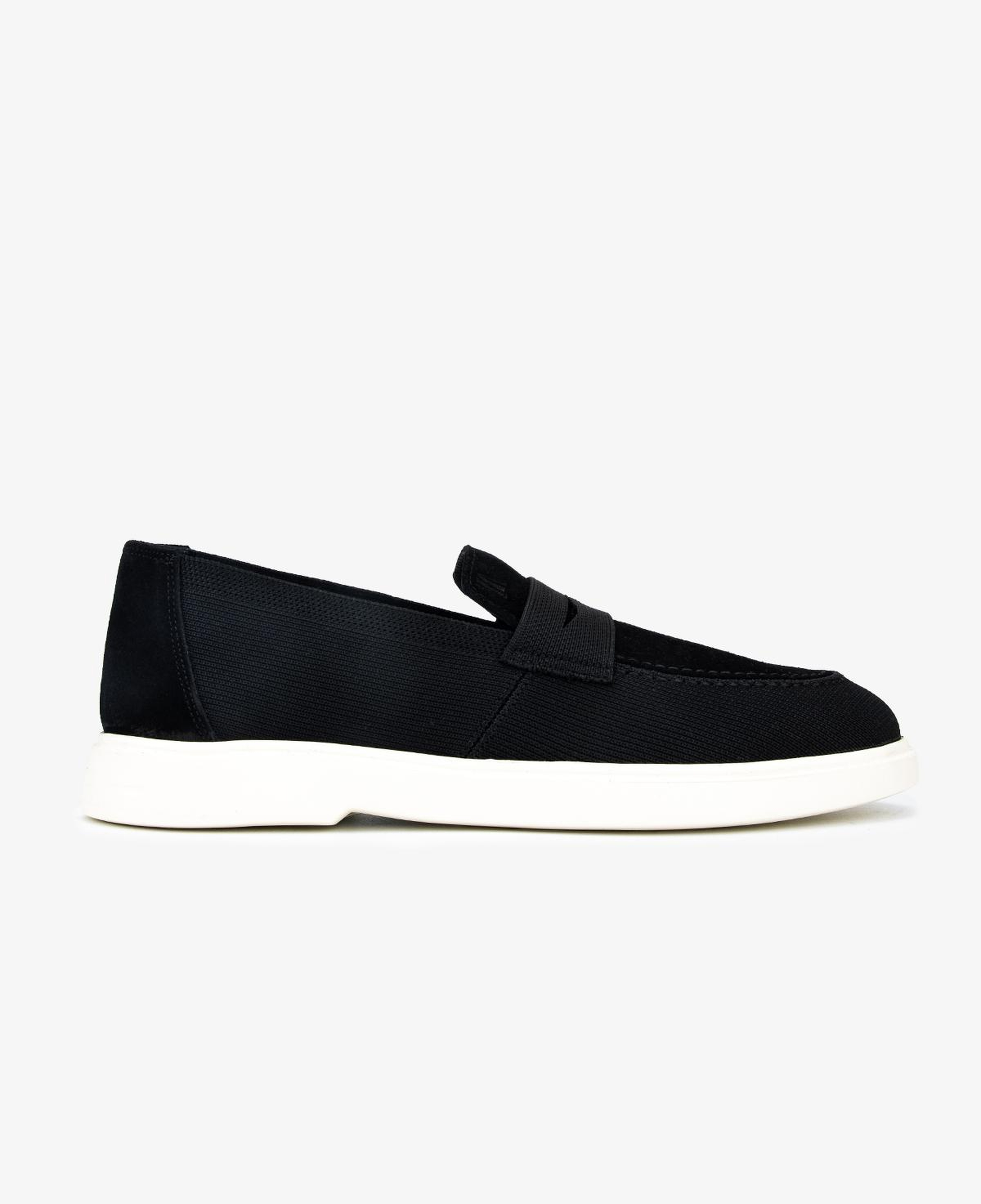 Valmenti Erkek Deri & Tekstil Siyah Süet Loafer Ayakkabı