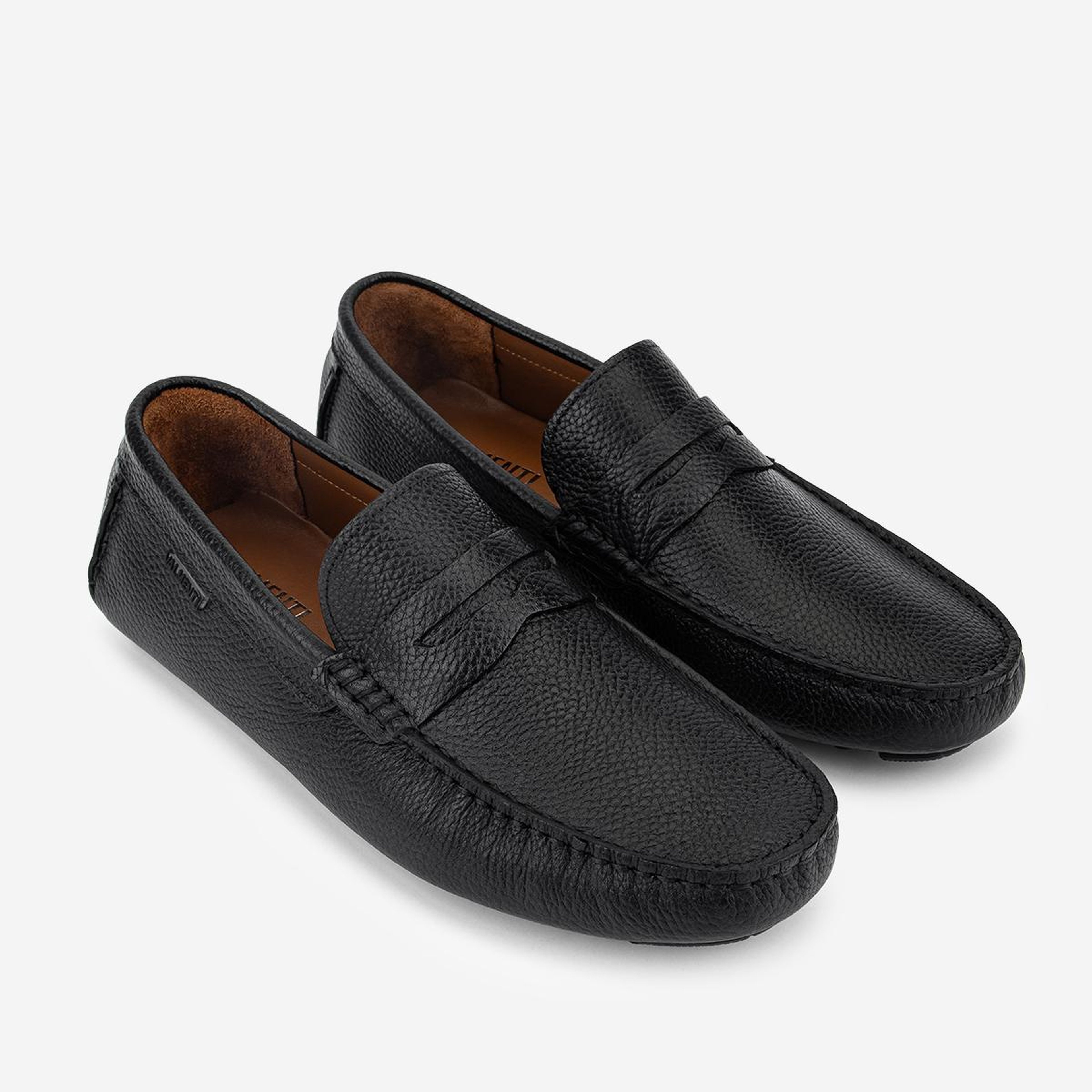 Valmenti Erkek Hakiki Deri Siyah Loafer Ayakkabı