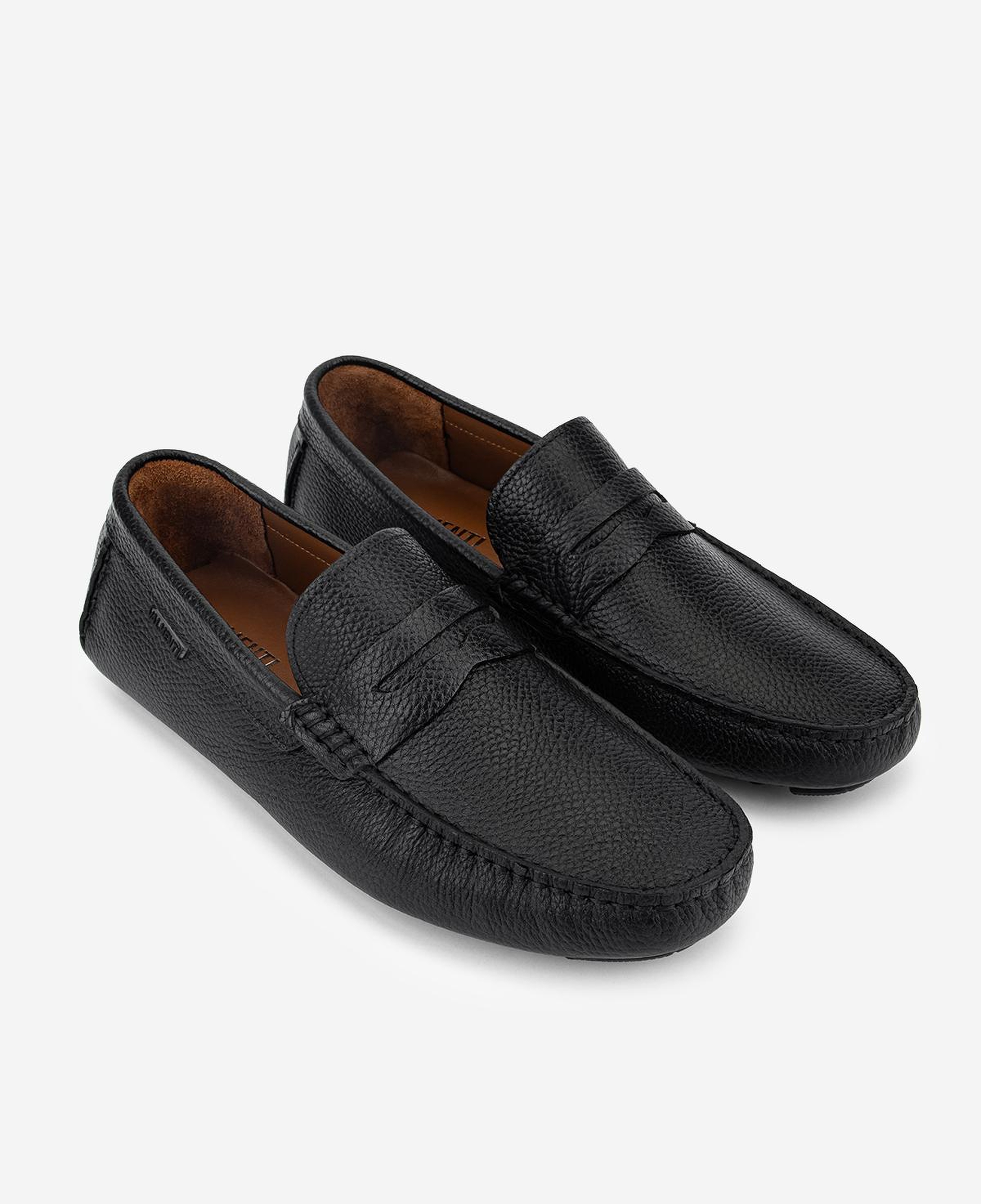 Valmenti Erkek Hakiki Deri Siyah Loafer Ayakkabı