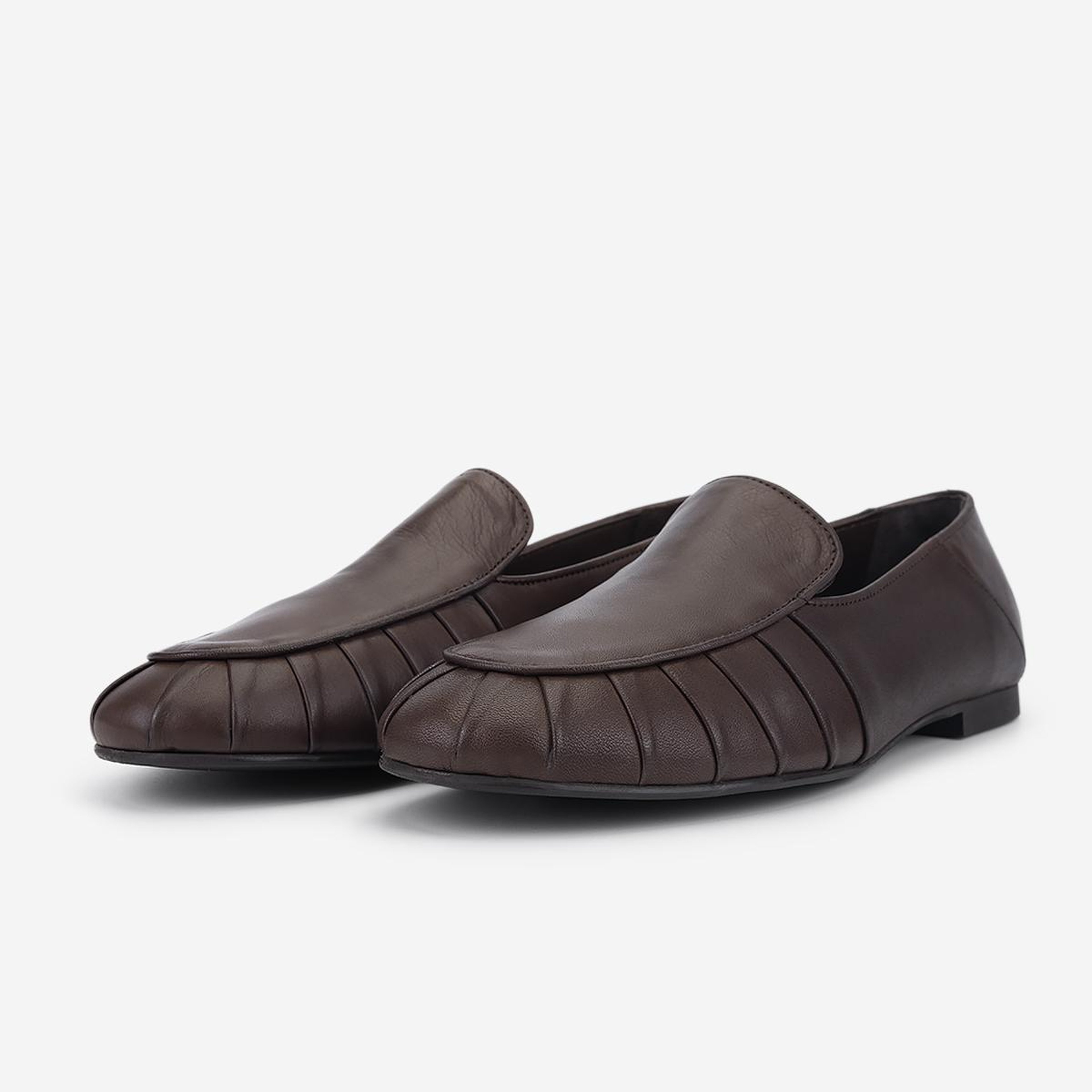 Valmenti Kadın Hakiki Deri Kahverengi Loafer Ayakkabı