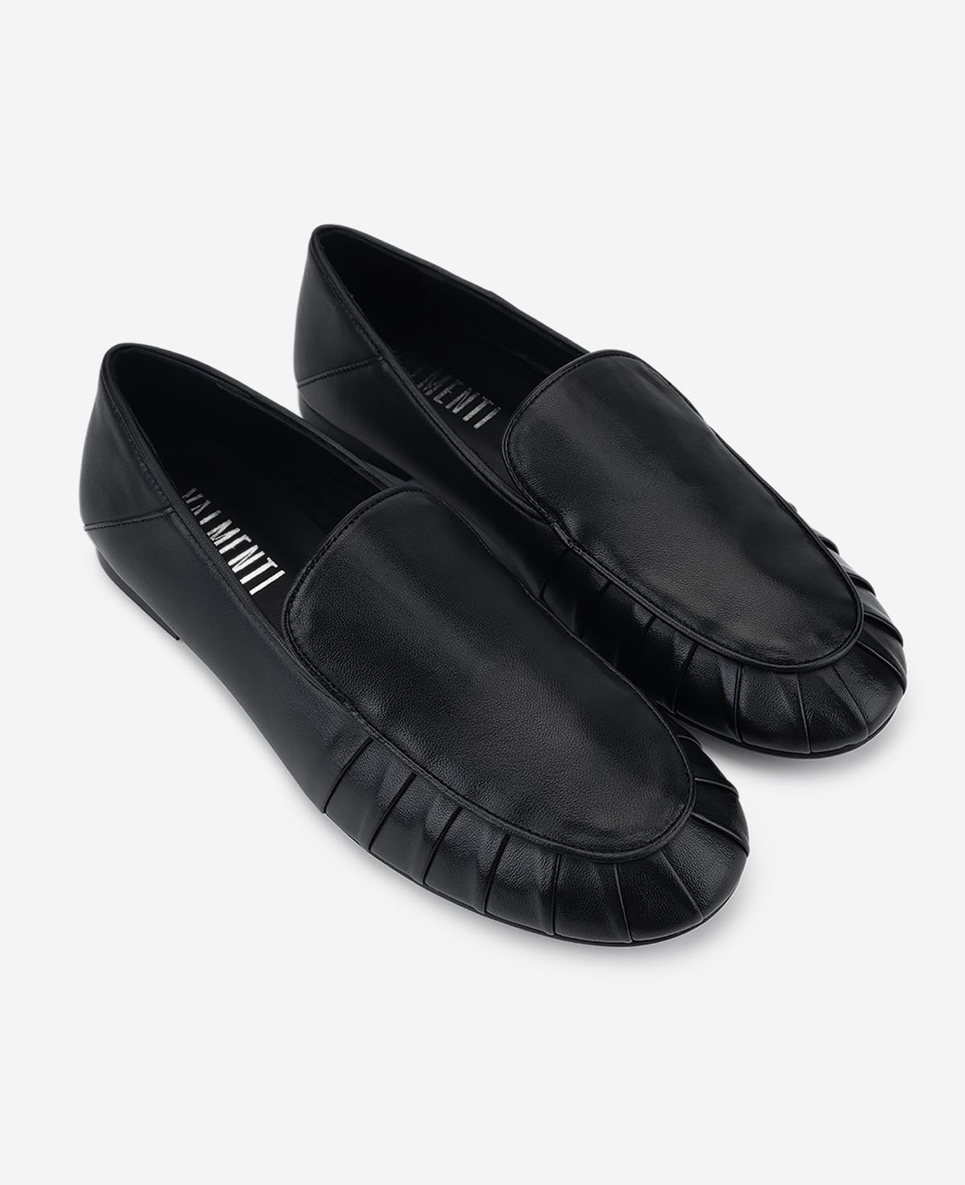 Valmenti Kadın Hakiki Deri Siyah Loafer Ayakkabı