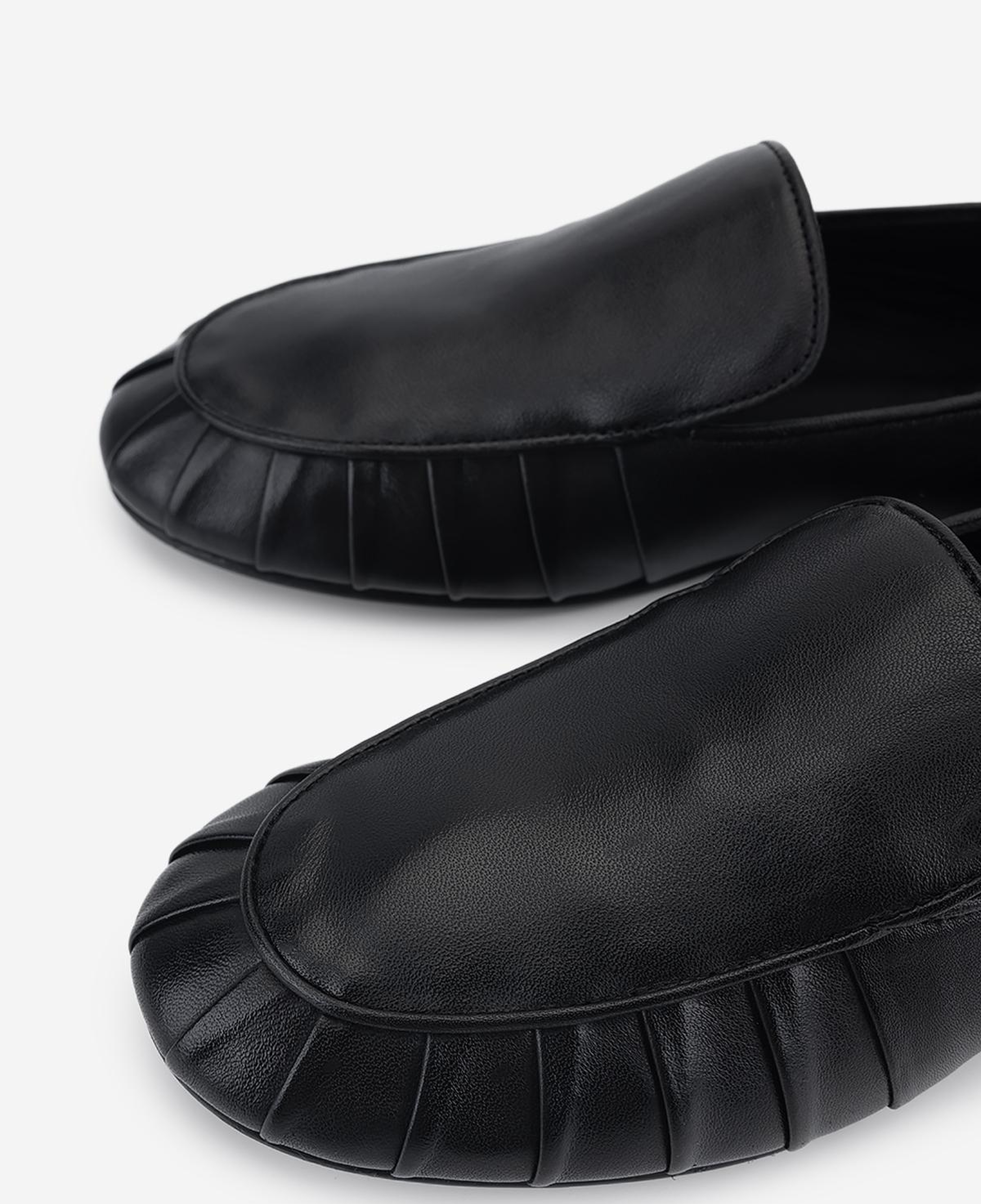 Valmenti Kadın Hakiki Deri Siyah Loafer Ayakkabı