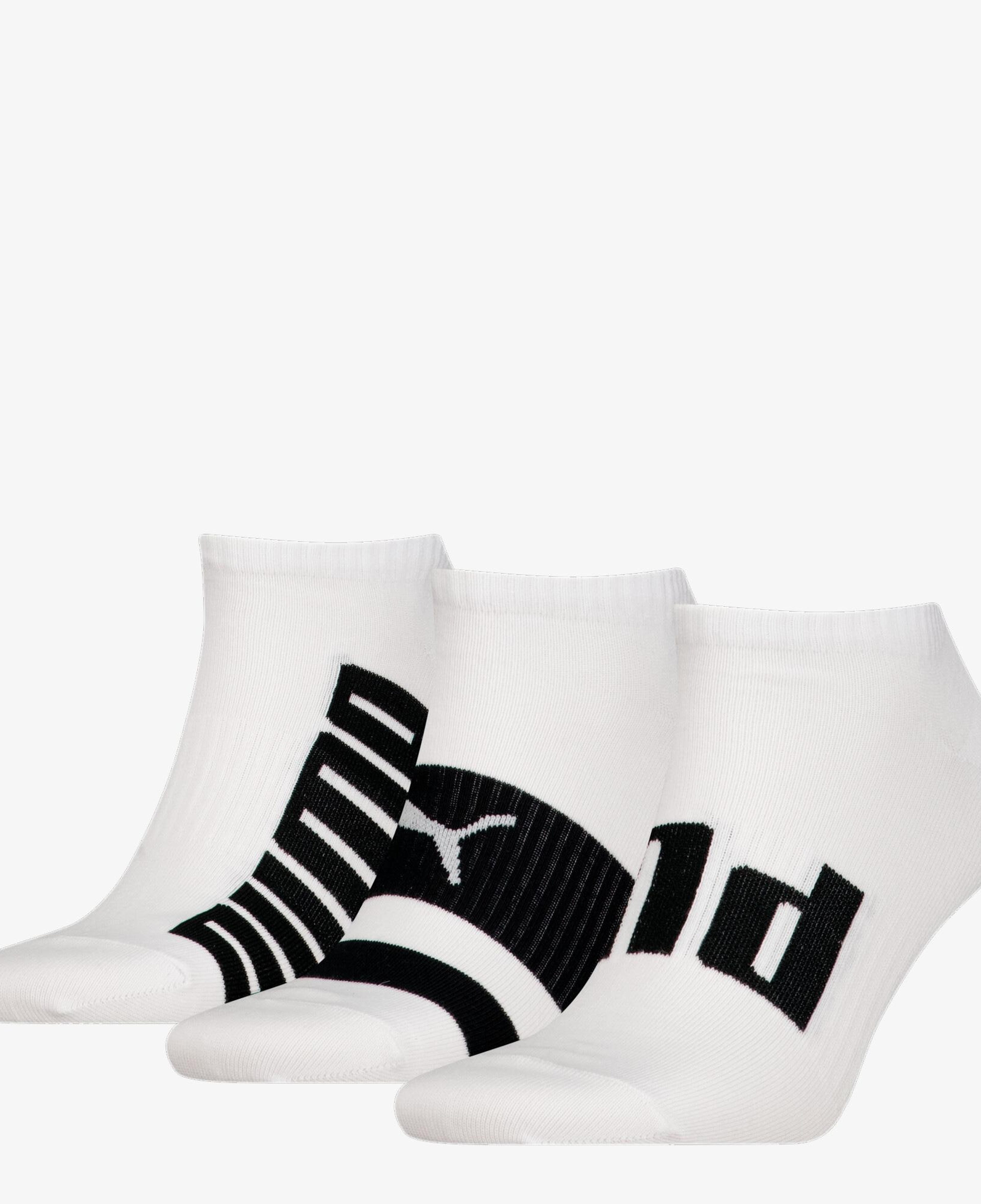 Puma Big Logo Spor Ayakkabı 3'lü Unisex Beyaz Çorap