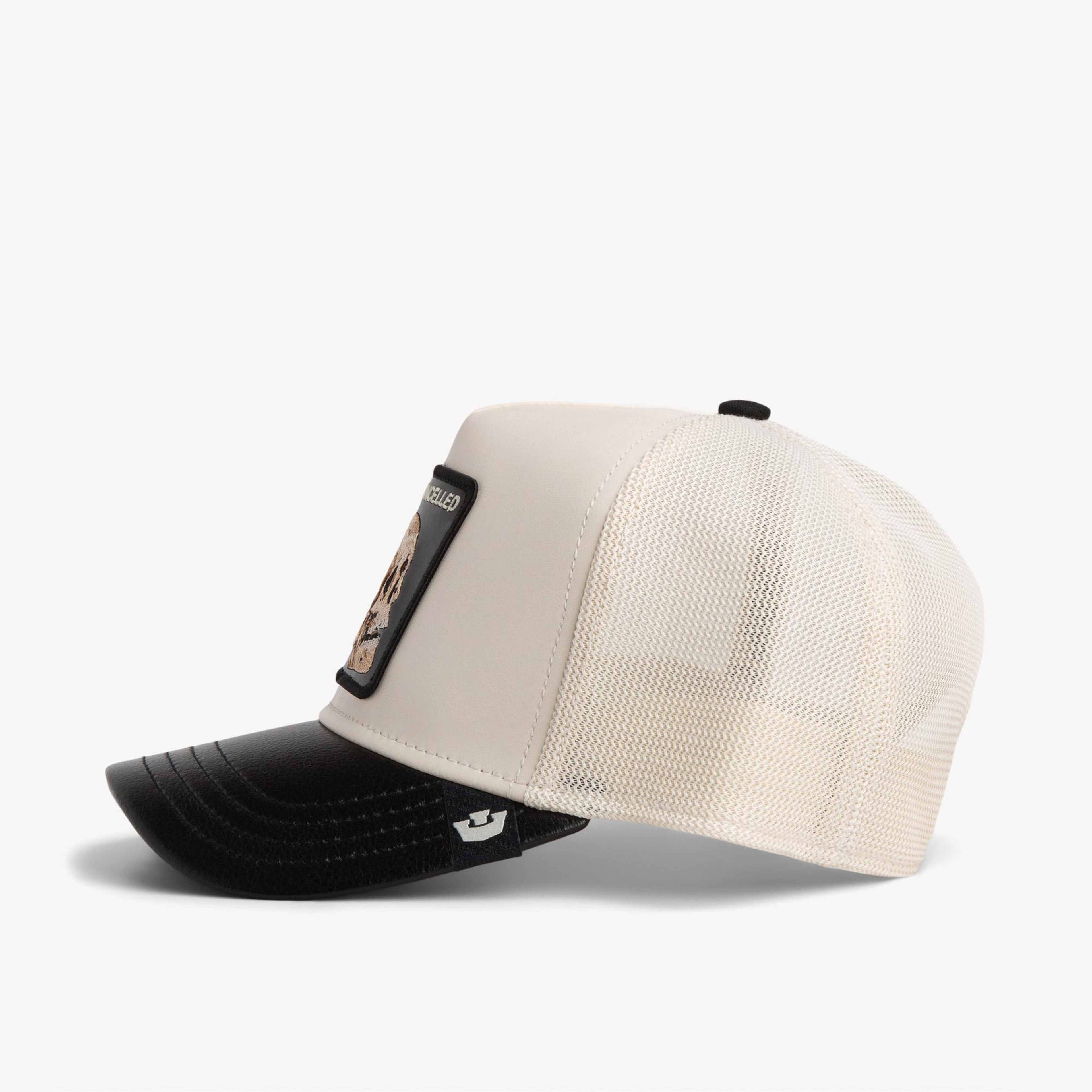 Goorin Bros Faux Leather Skull Unisex Beyaz Şapka