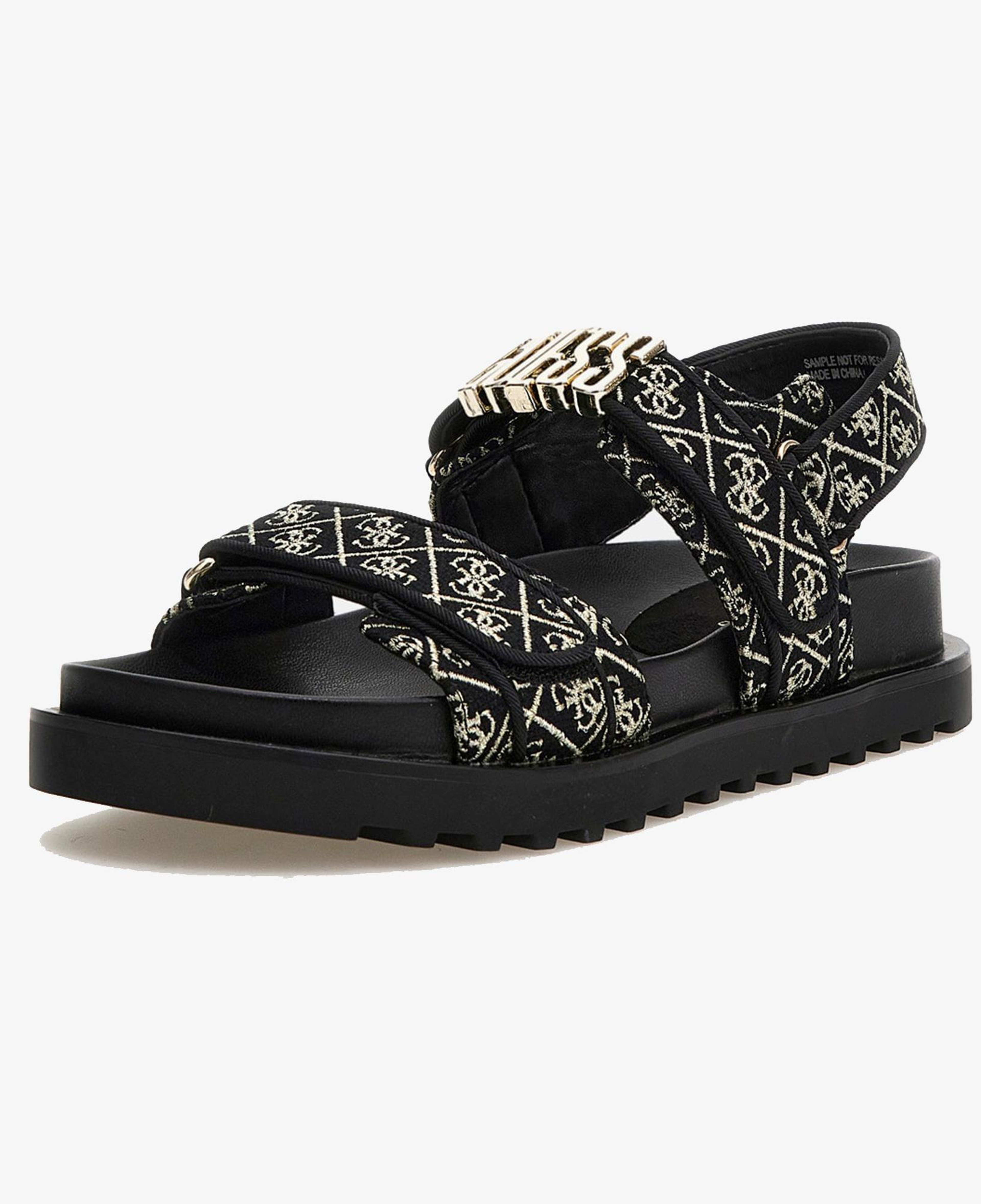 Guess Fabelis Kadın Siyah Keten Sandalet