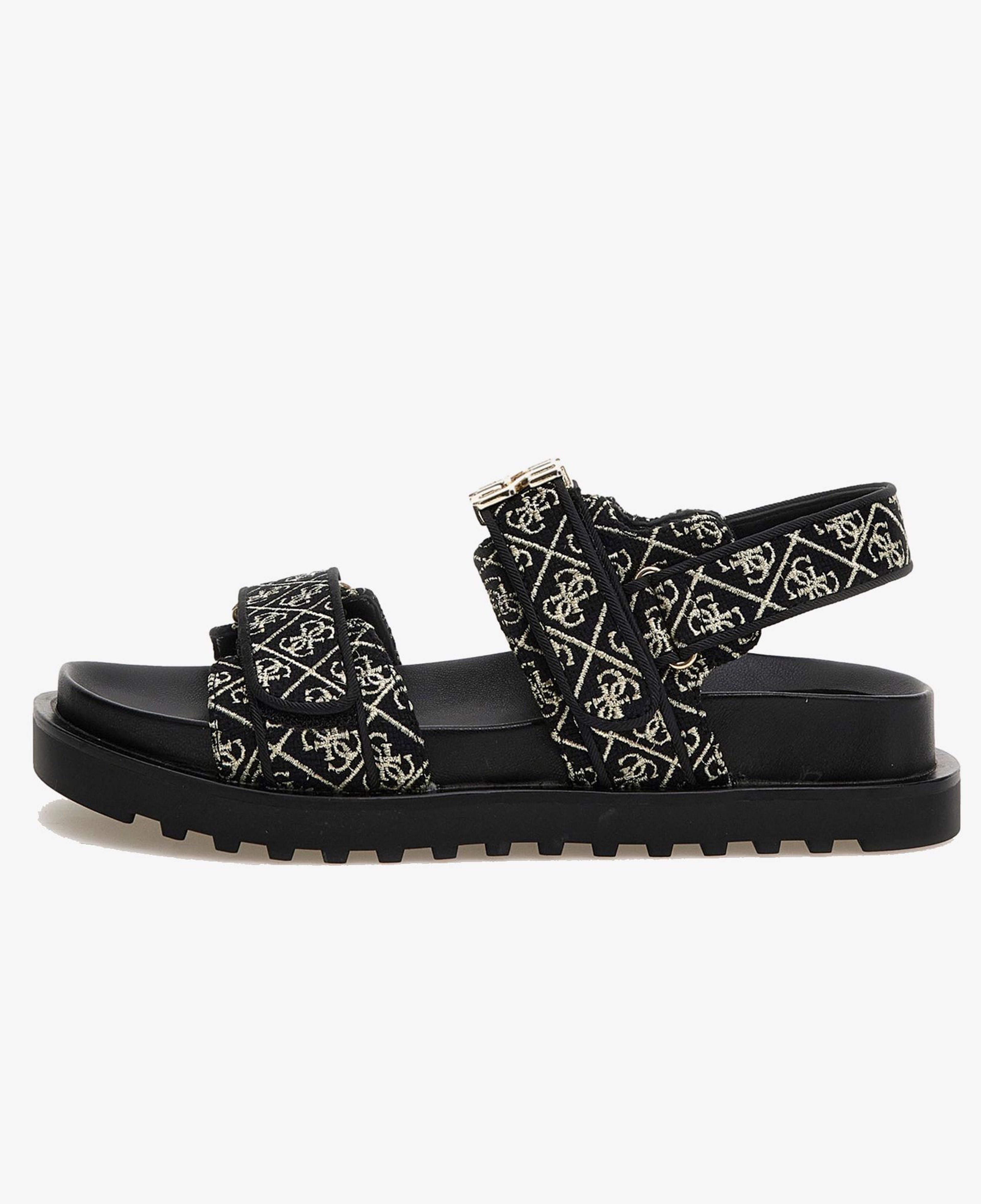 Guess Fabelis Kadın Siyah Keten Sandalet