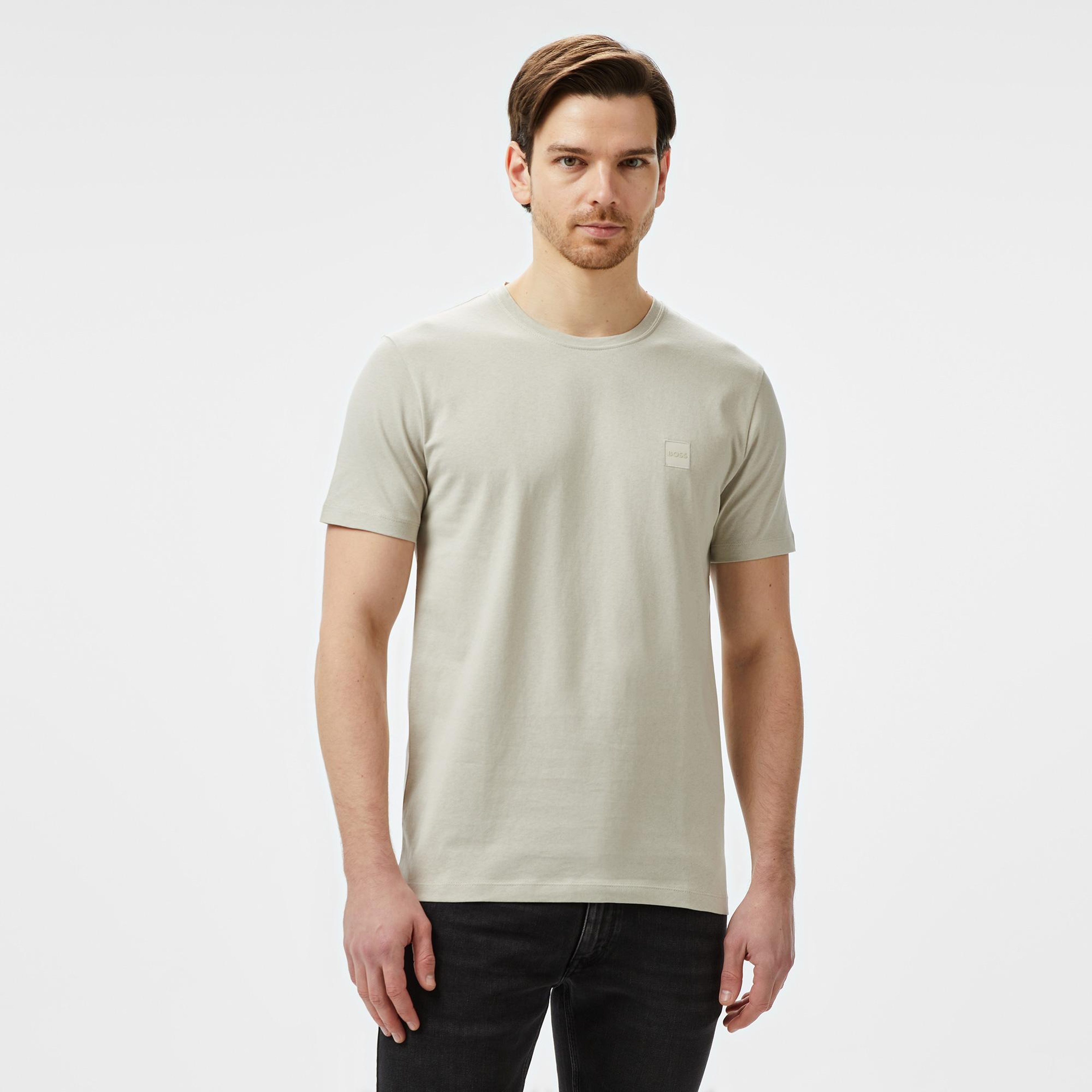 Boss Tales Erkek Bej T-Shirt