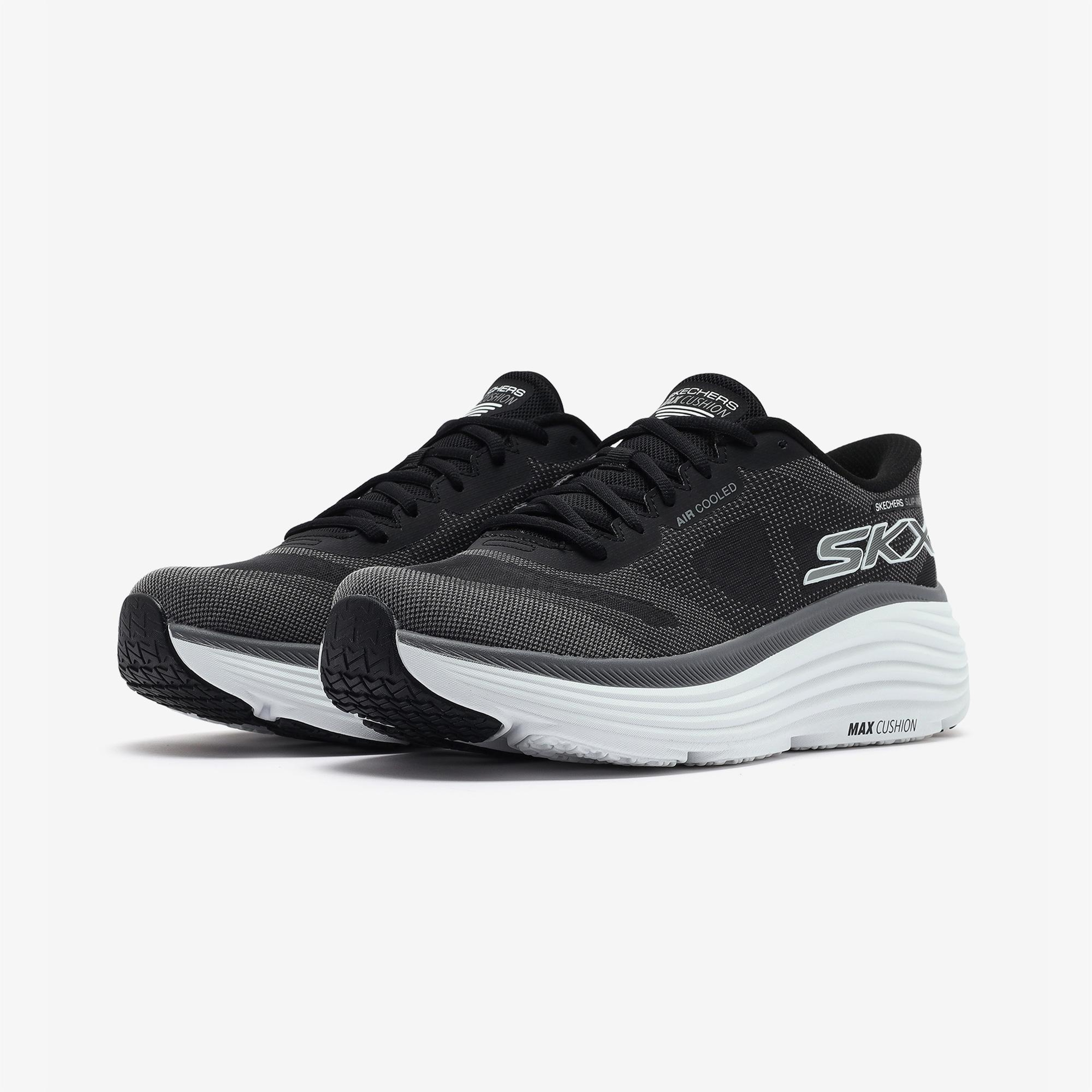 Skechers Max Cushioning Endeavour Exciton Erkek Siyah Koşu Ayakkabısı