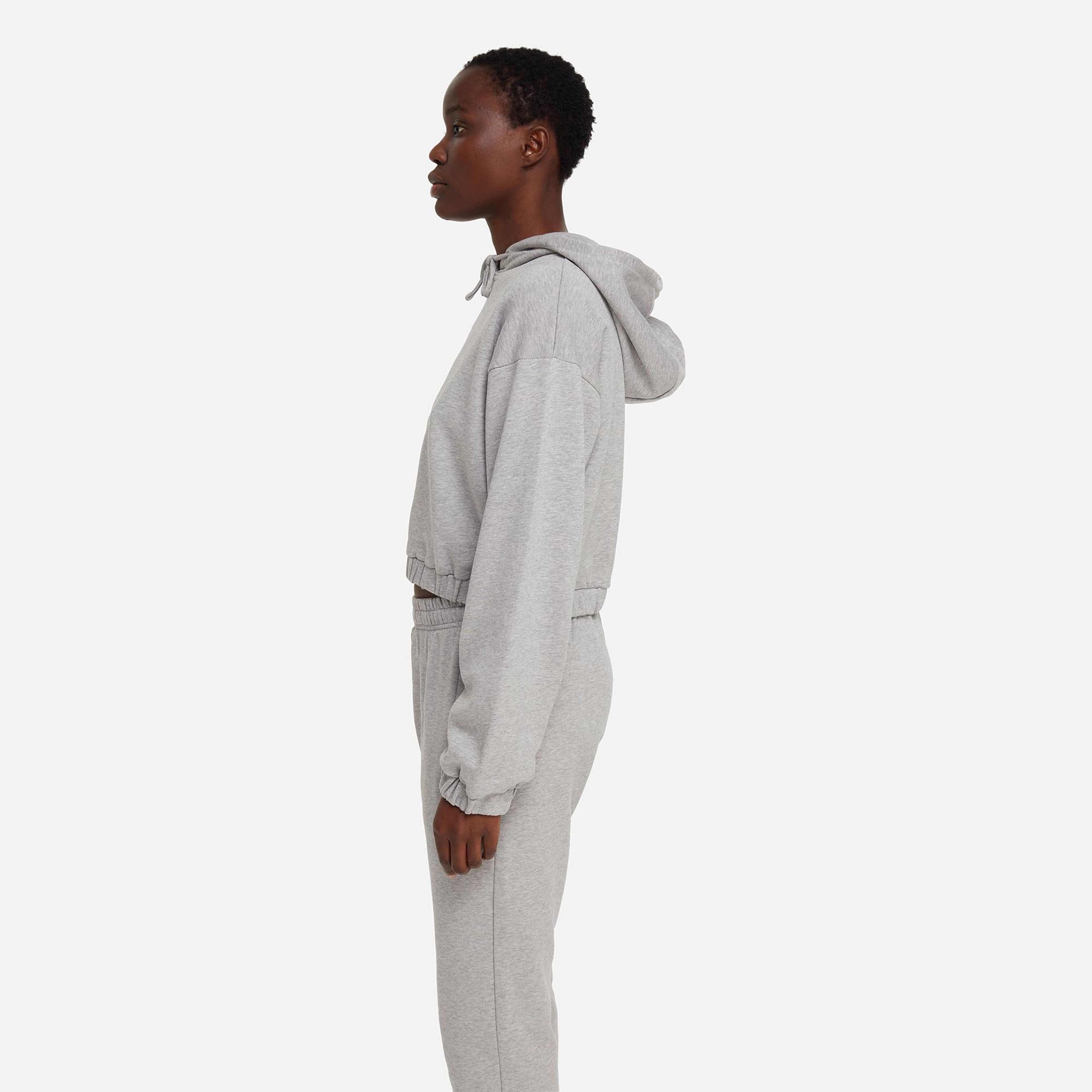Les Benjamins Core Kadın Gri Hoodie