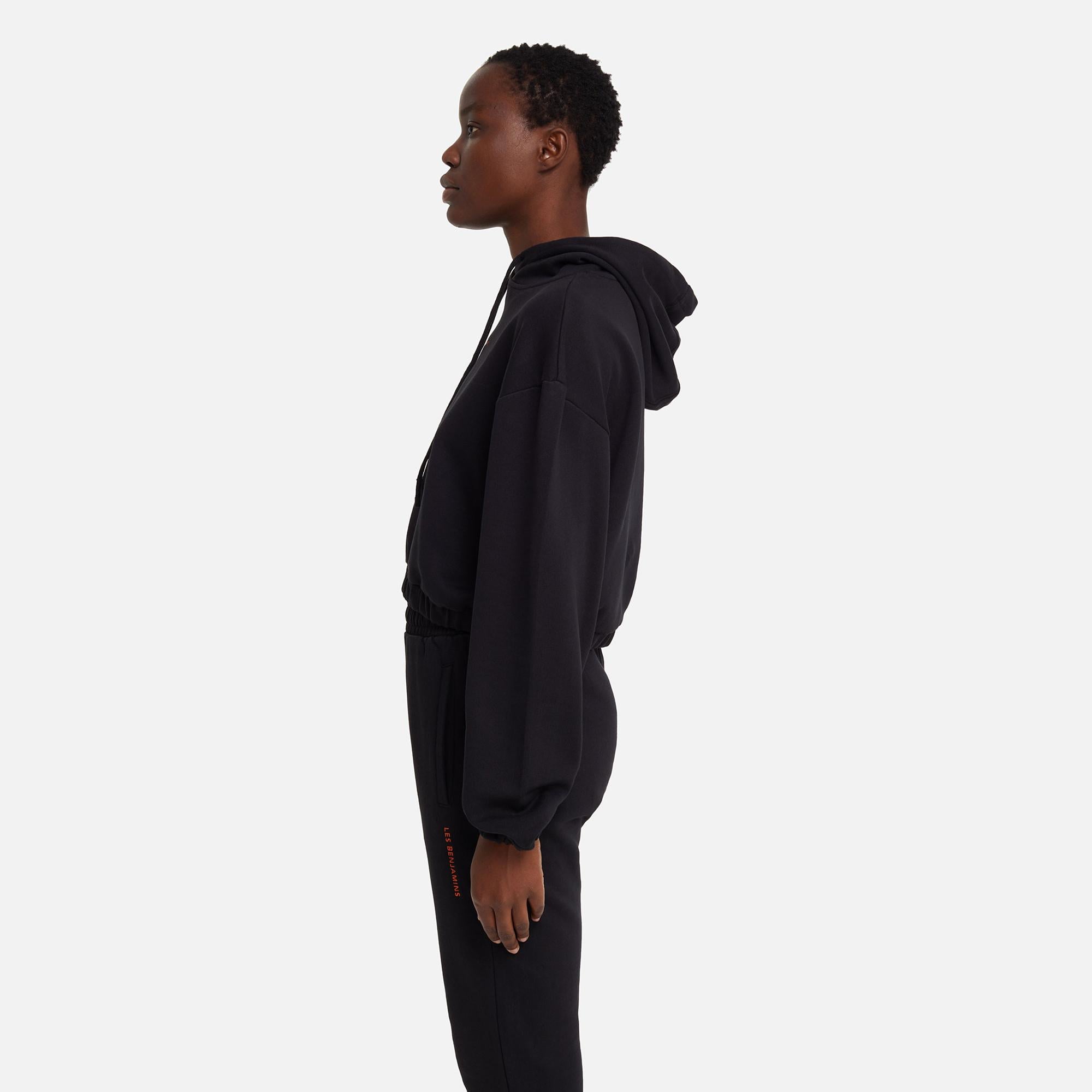Les Benjamins Core Kadın Siyah Hoodie