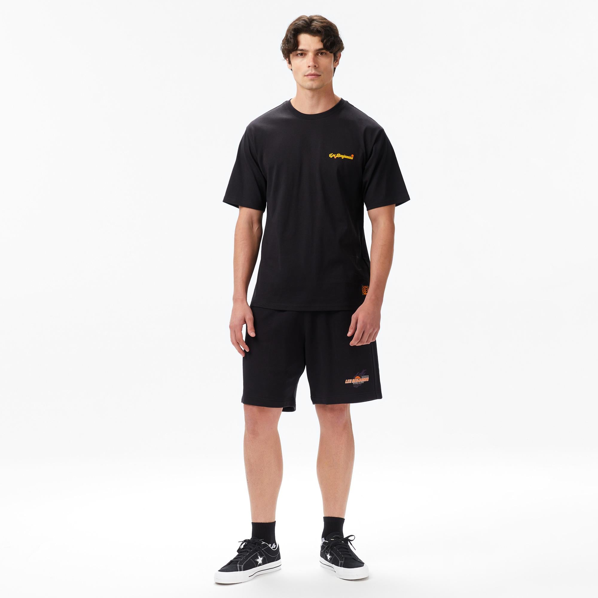Les Benjamins Erkek Siyah T-Shirt