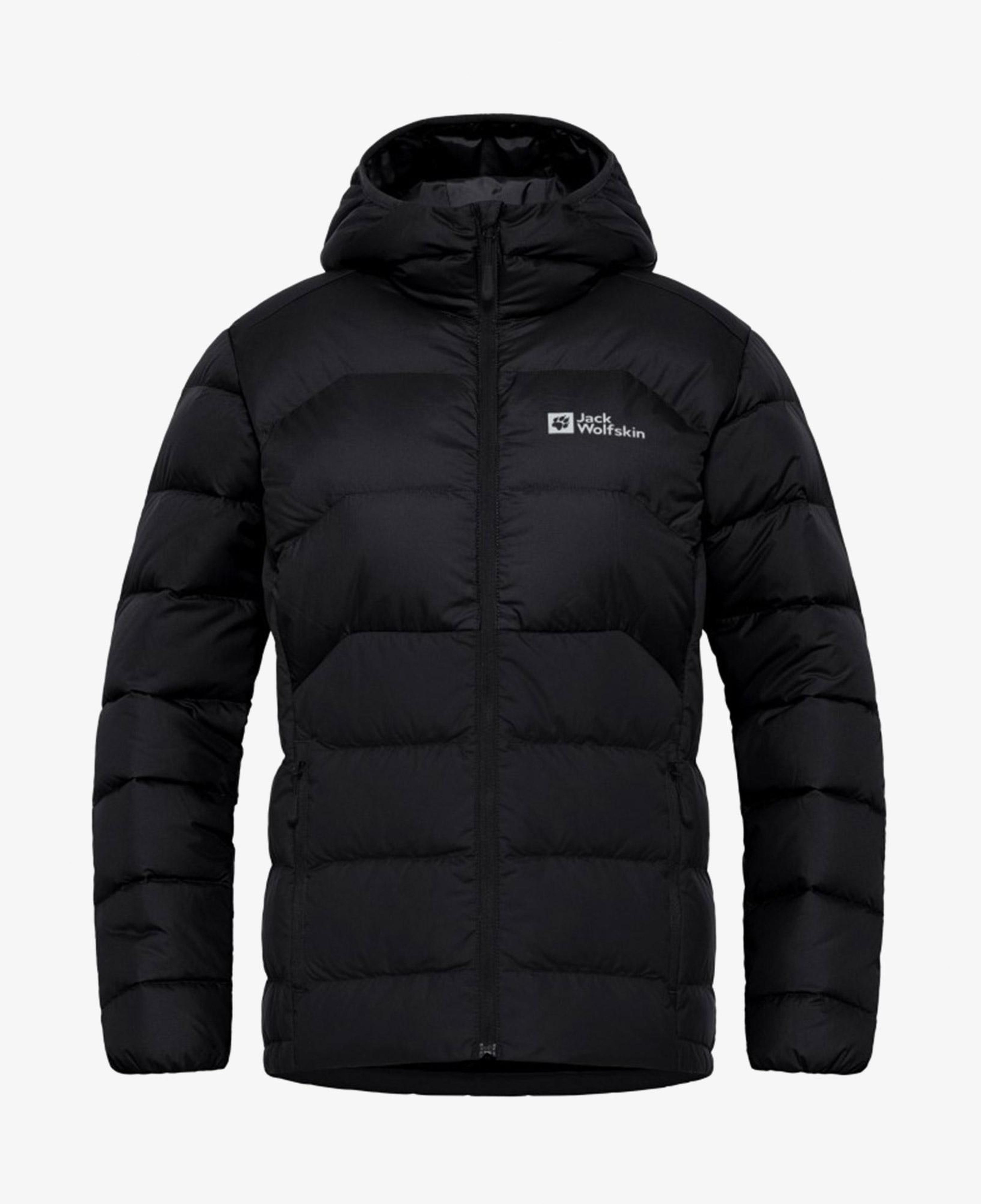 Jack Wolfskin Ather Down Hoody Rds Kadın Siyah Outdoor Sweatshirt