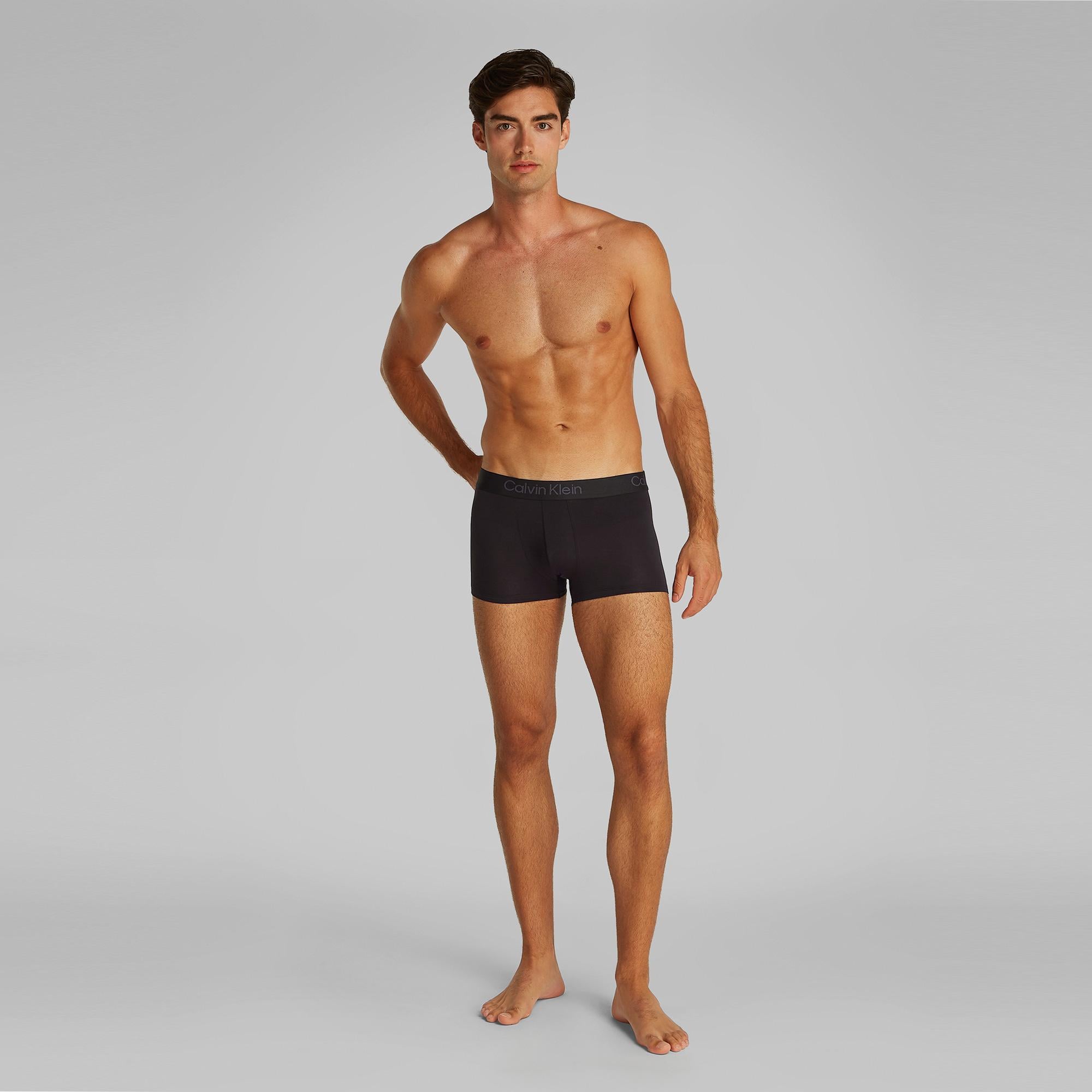 Calvin Klein Trunk 3'lü Paket Erkek Siyah Boxer