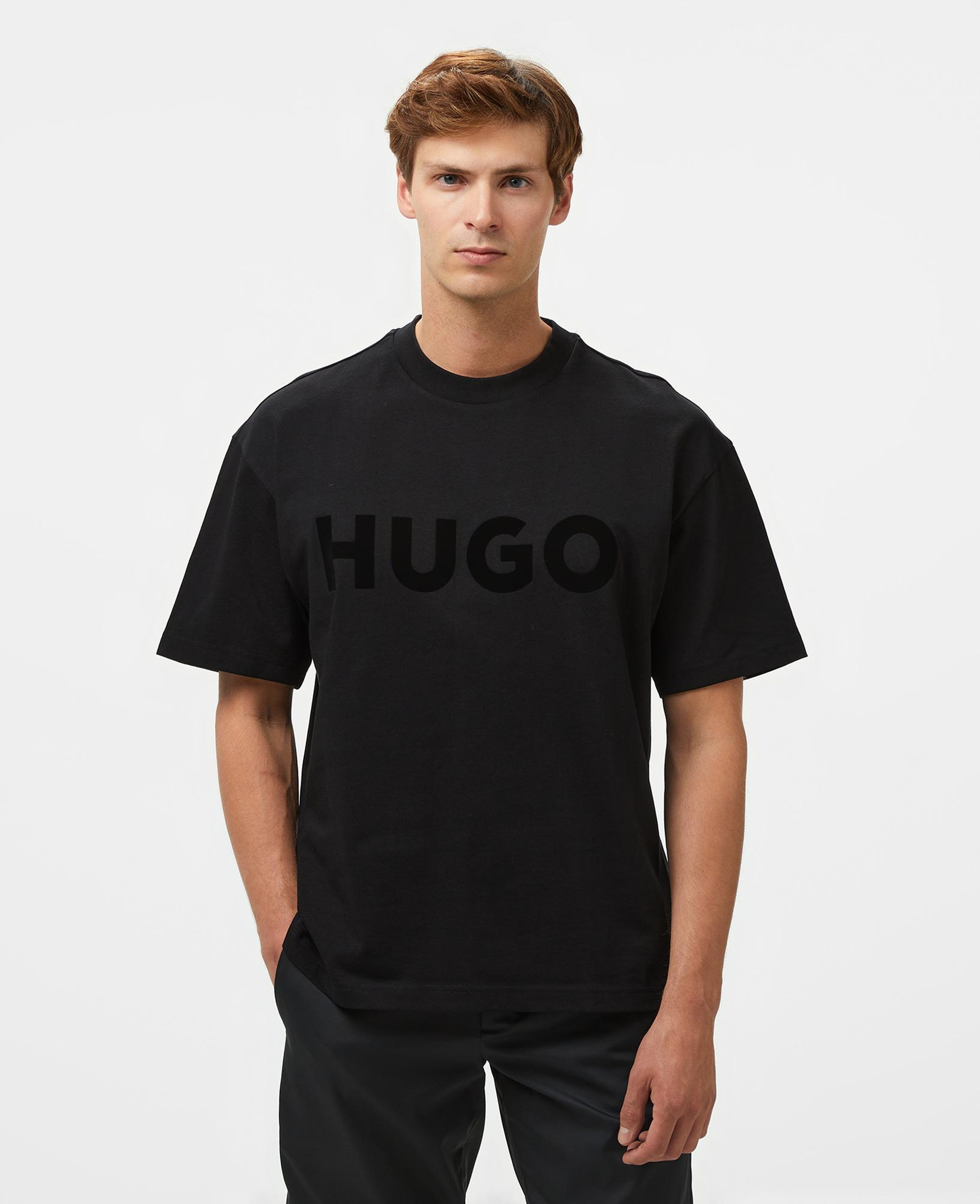 Hugo Dinkee Erkek Siyah T-Shirt